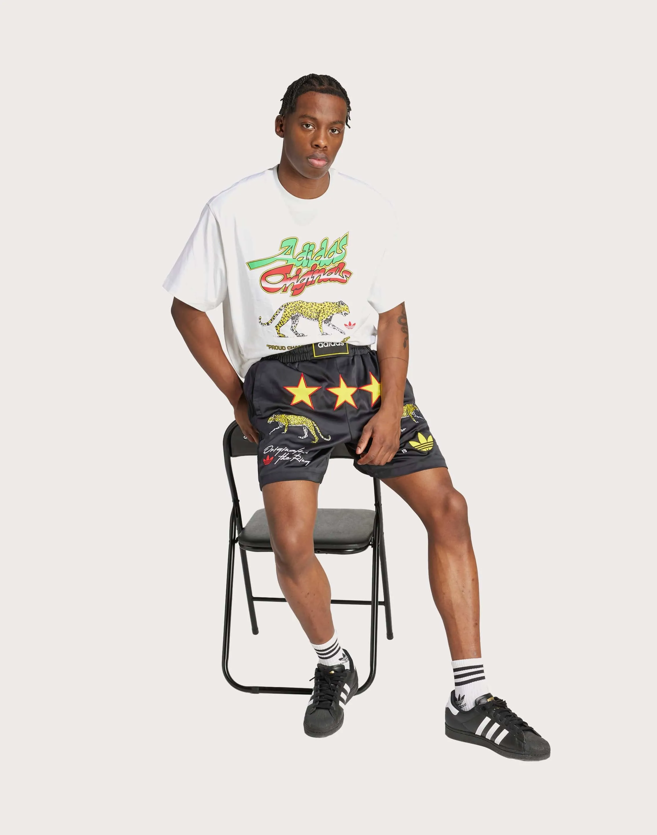 Adidas Originals In The Ring Graphic Shorts