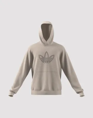Adidas Outlined Trefoil Pullover Hoodie