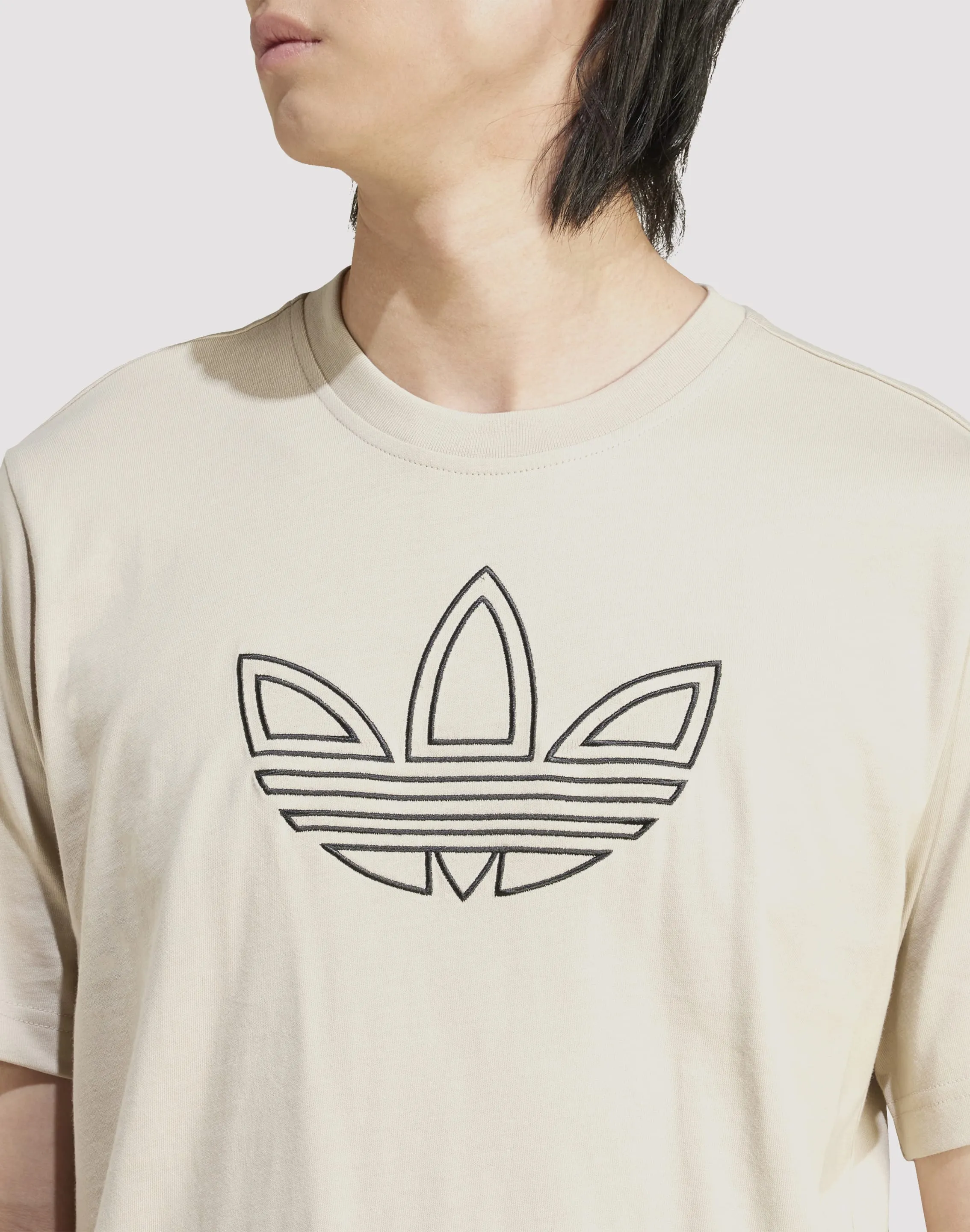 Adidas Outlined Trefoil Tee