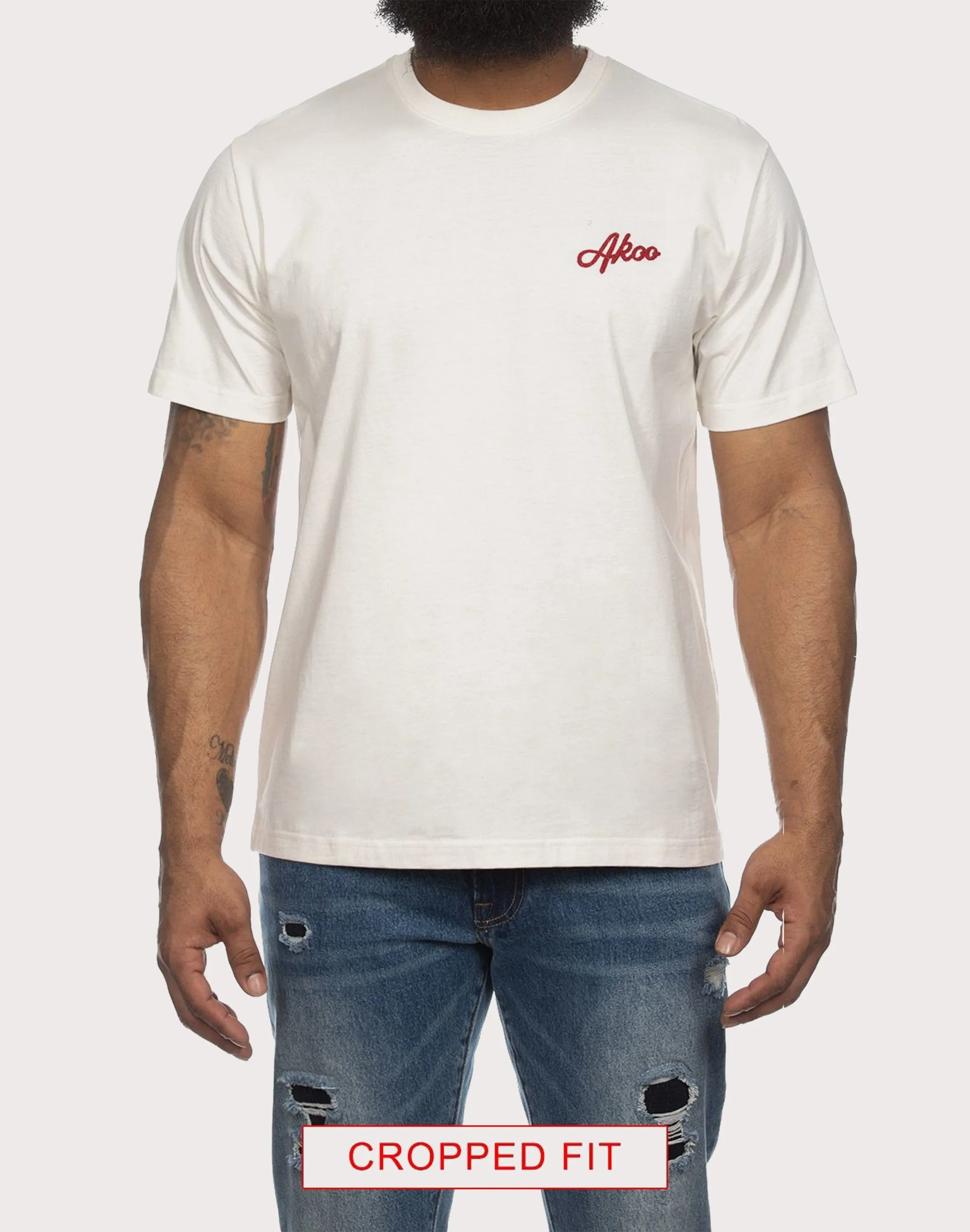 Akoo Benton Whiskey White Tee