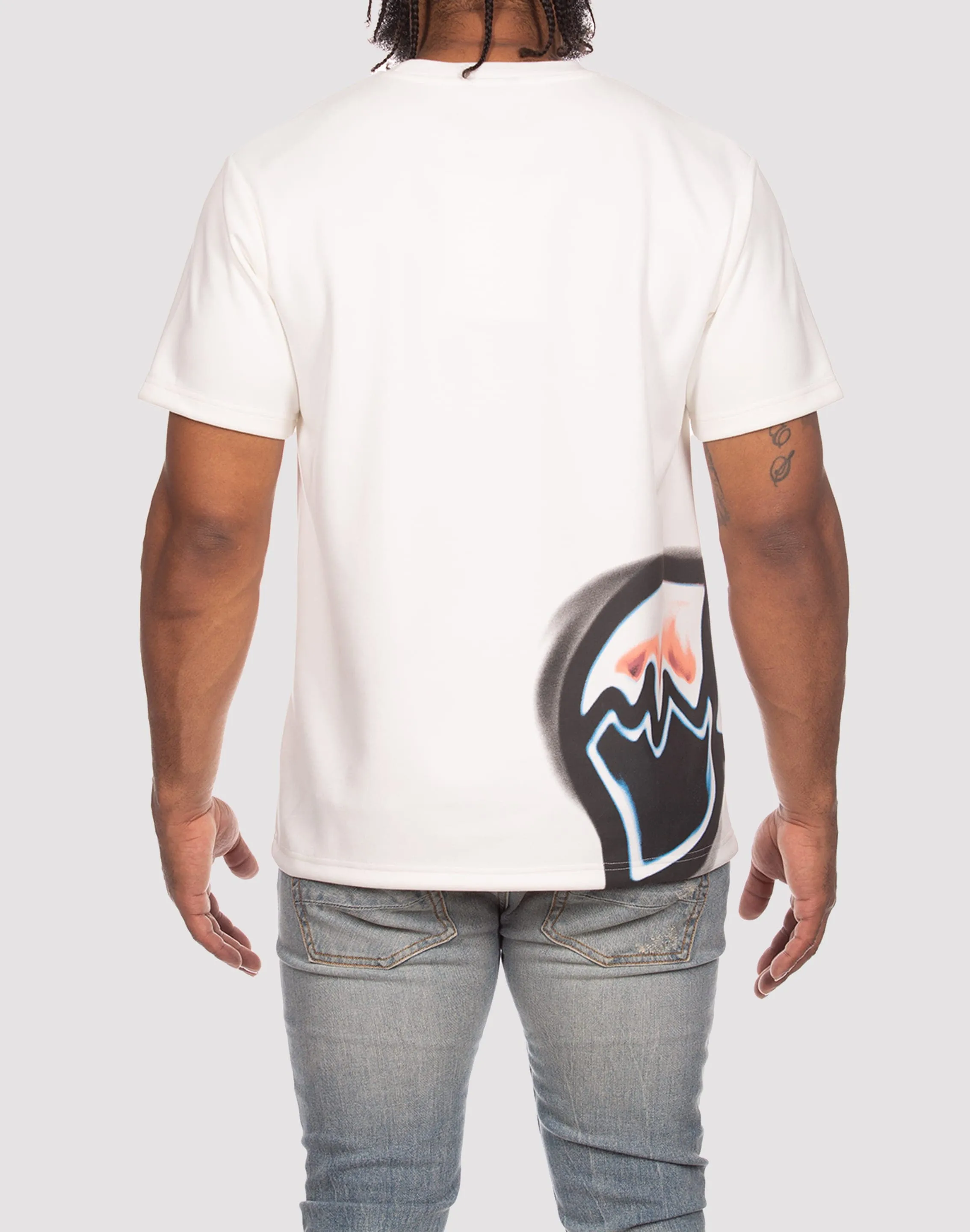 Akoo Brush Snobby White Tee