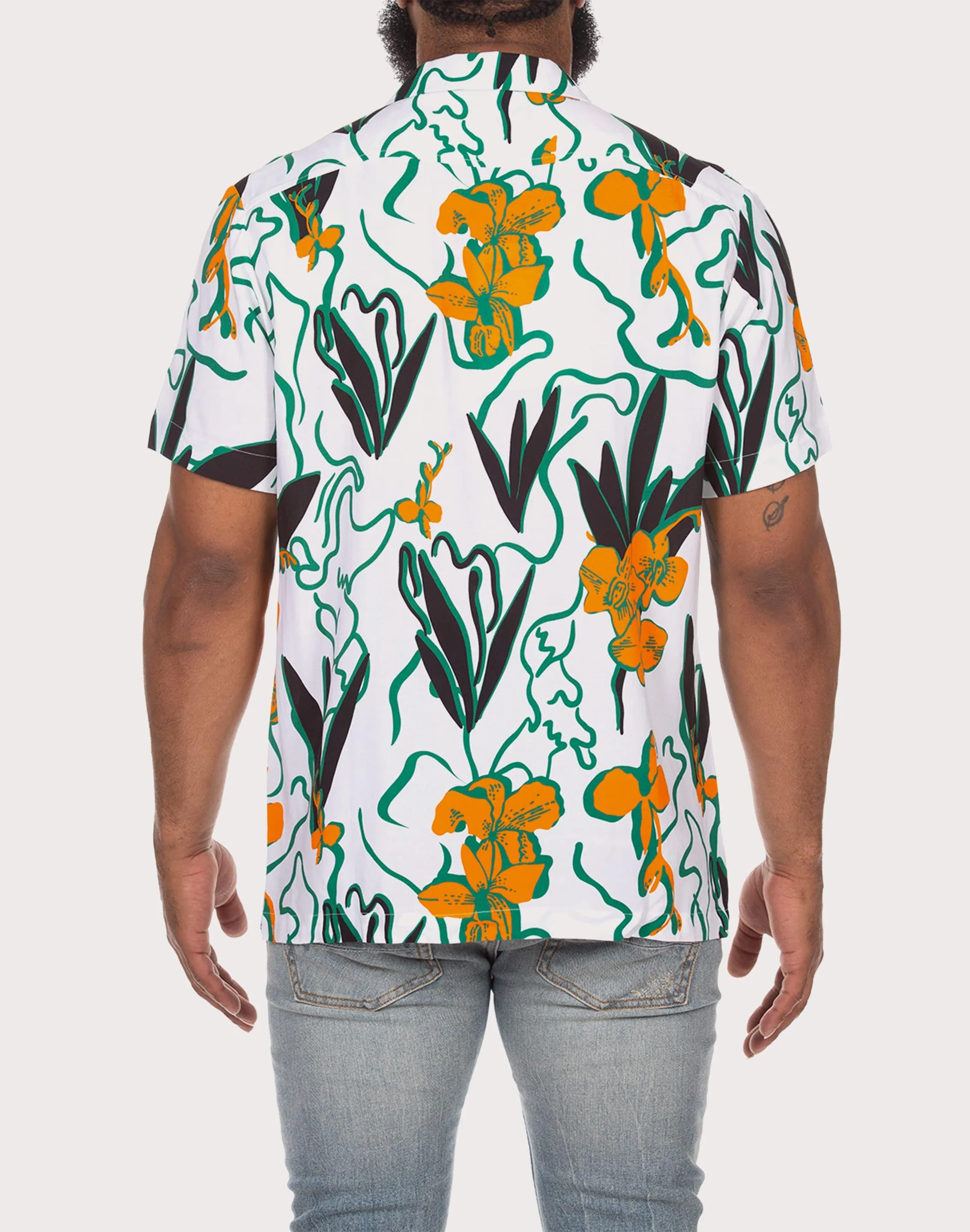 Akoo Camp Collar Button Down Shirt
