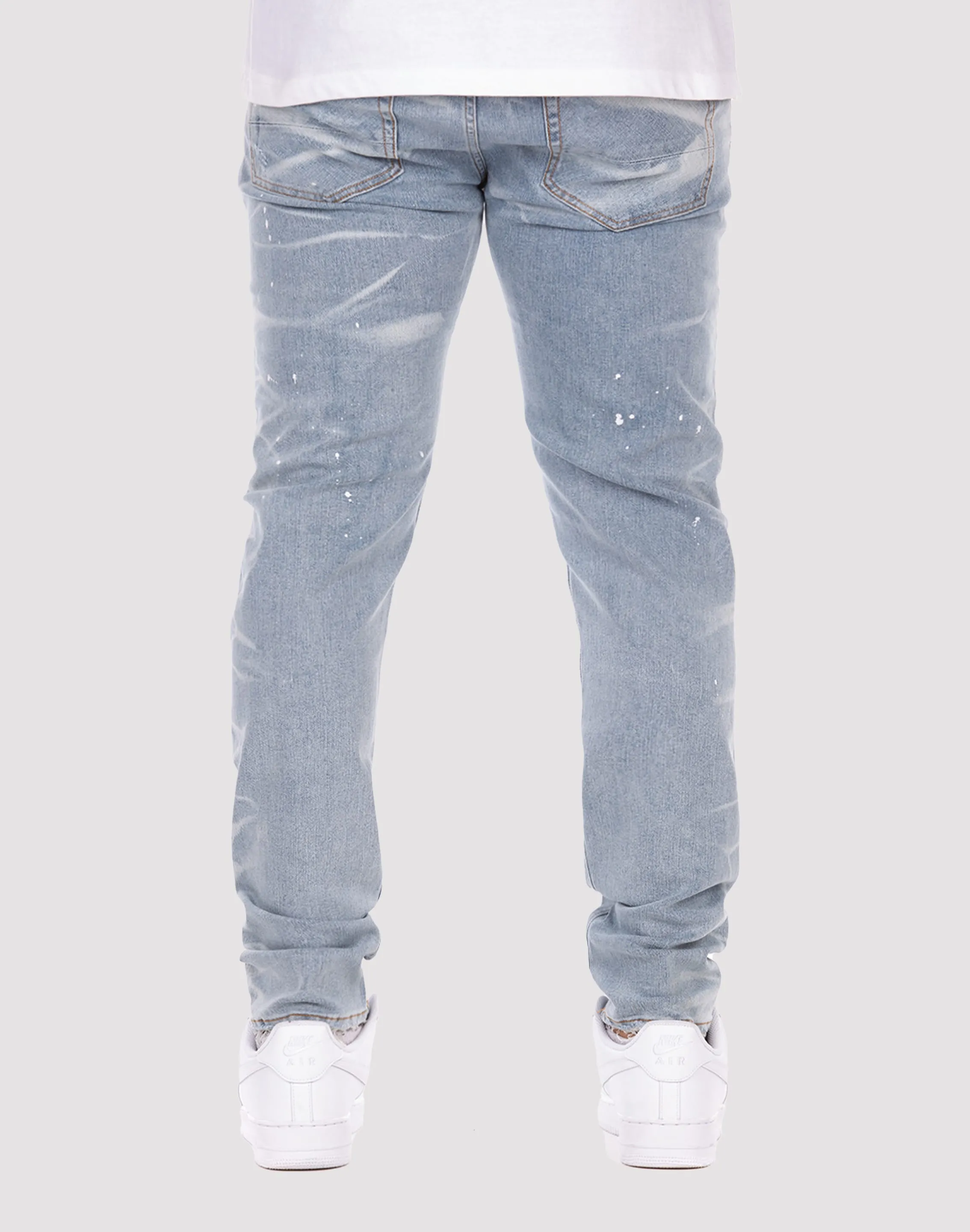 Akoo Heron Slim Fit Blue Jeans