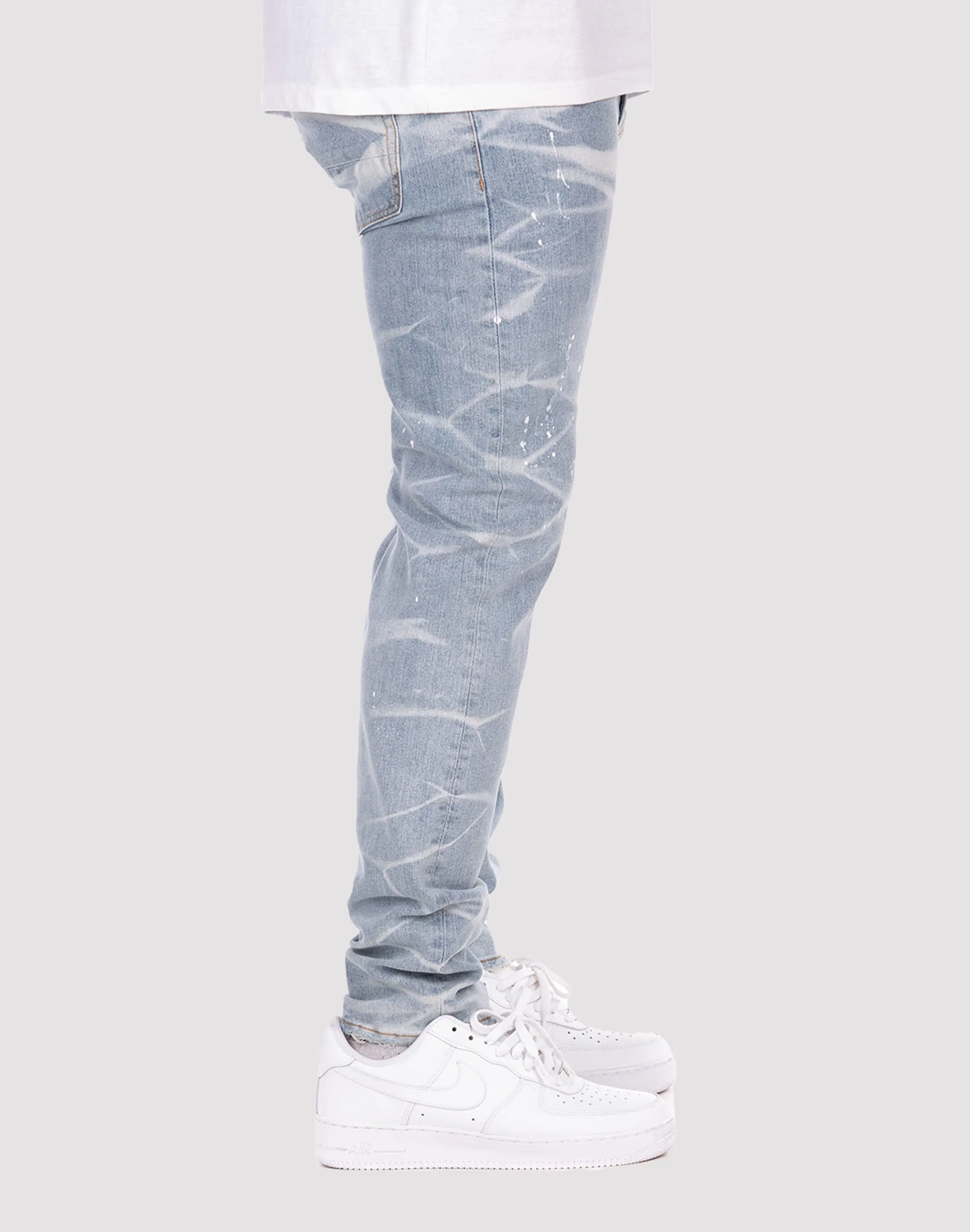 Akoo Heron Slim Fit Blue Jeans