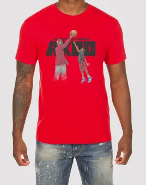 Akoo Hoops Red Tee