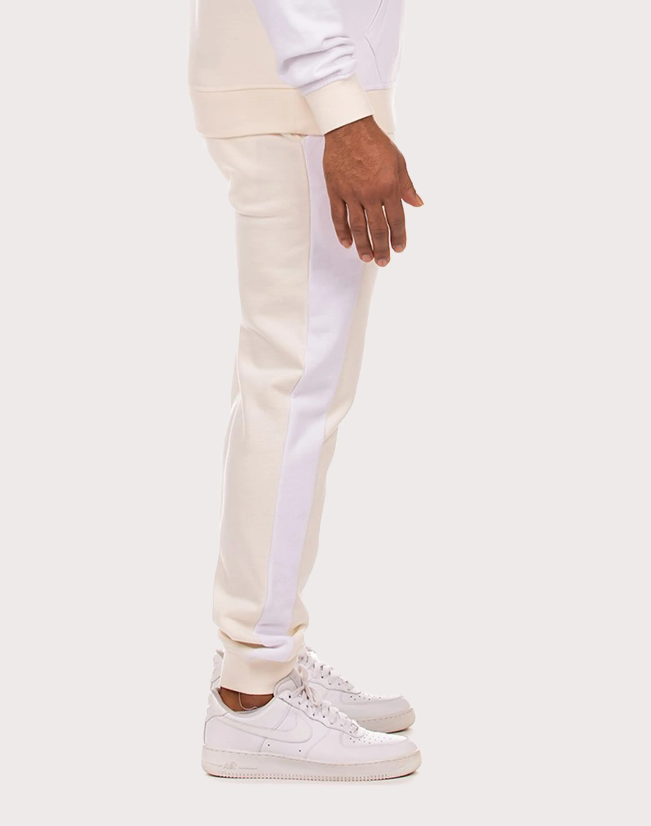 Akoo Script White Joggers