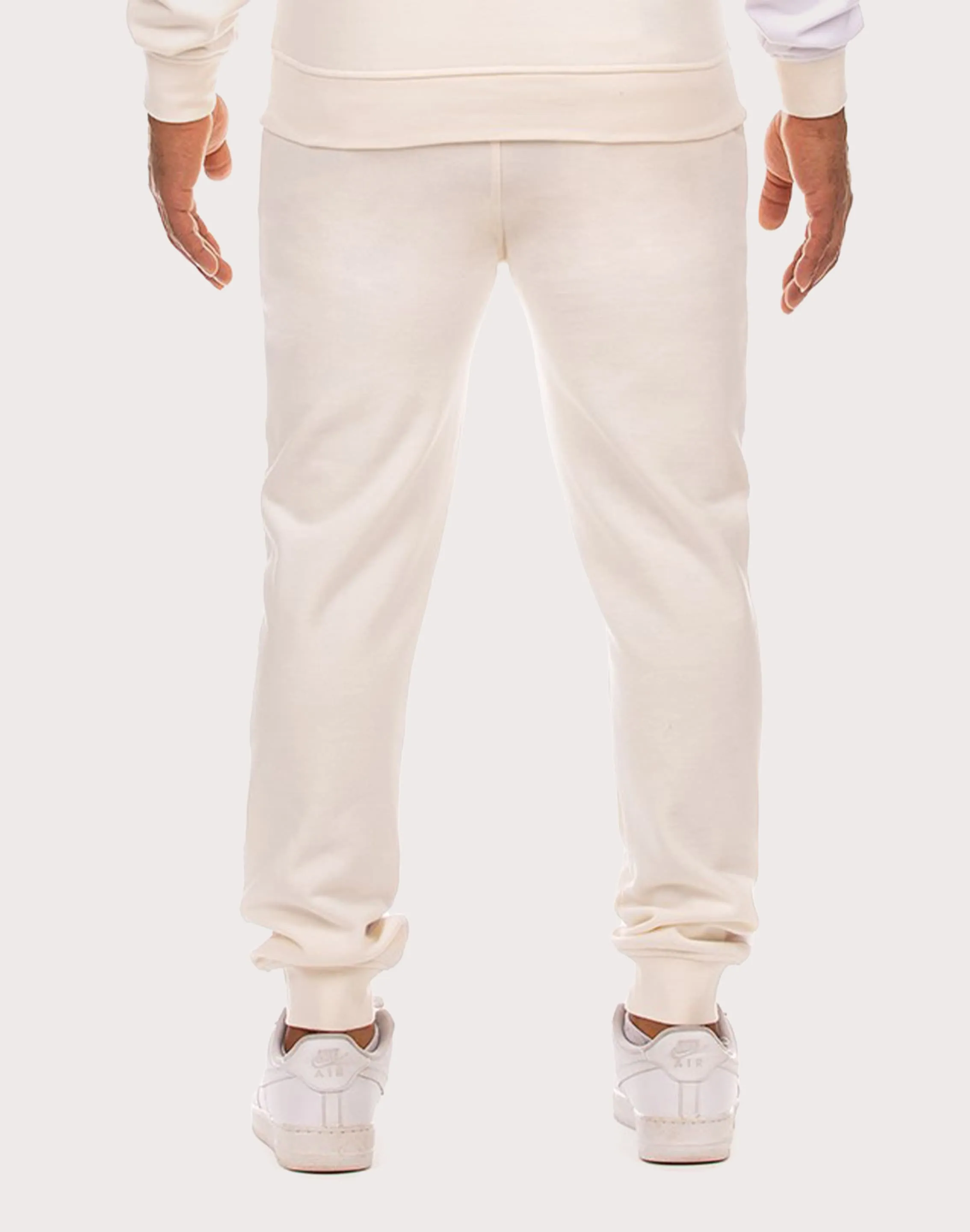 Akoo Script White Joggers