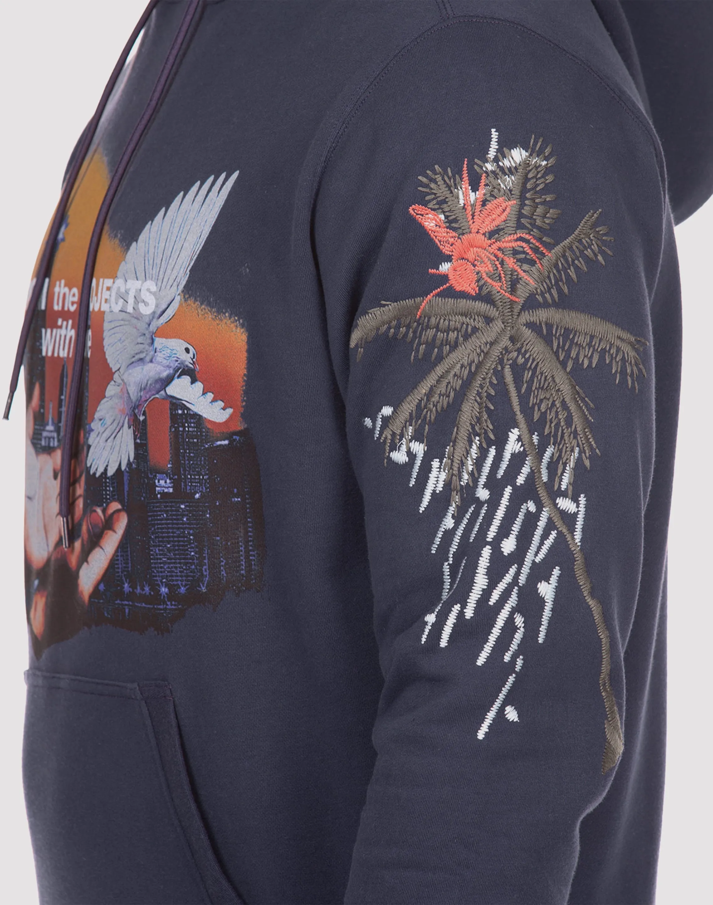 Akoo With Love Blue Hoodie