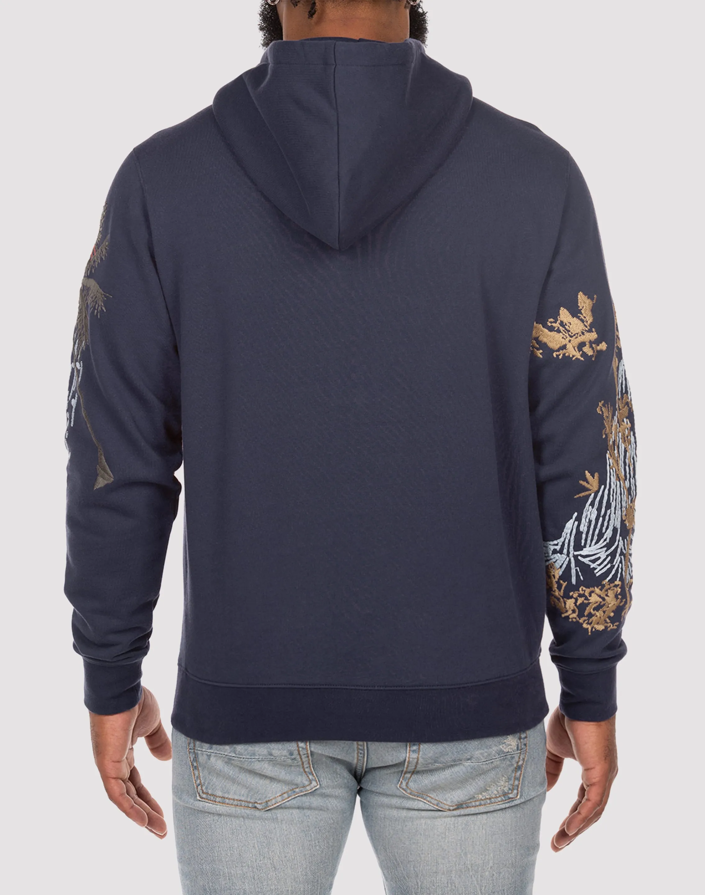 Akoo With Love Blue Hoodie