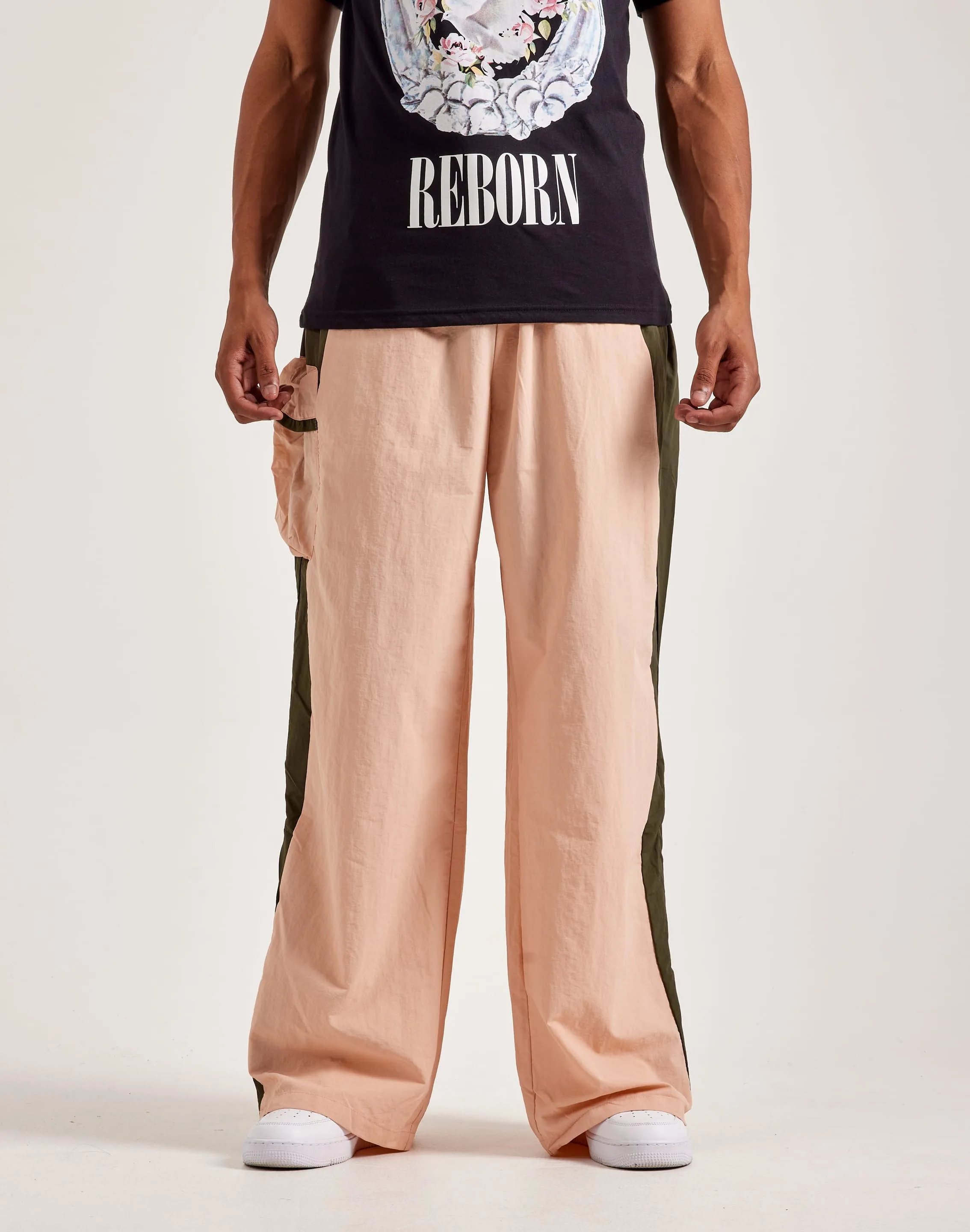 American Stitch Baggy Nylon Pants