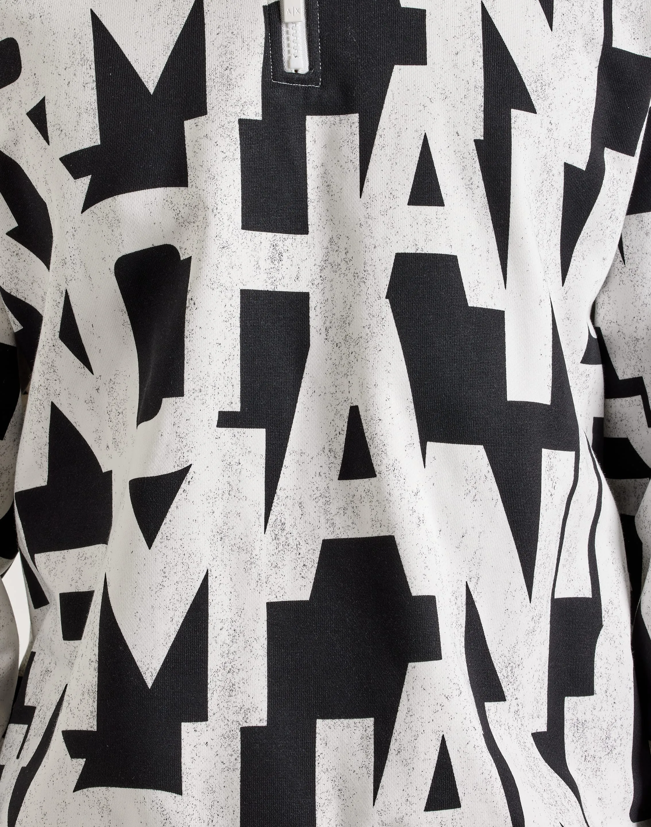 Armani Exchange Allover Print Logo Hoodie