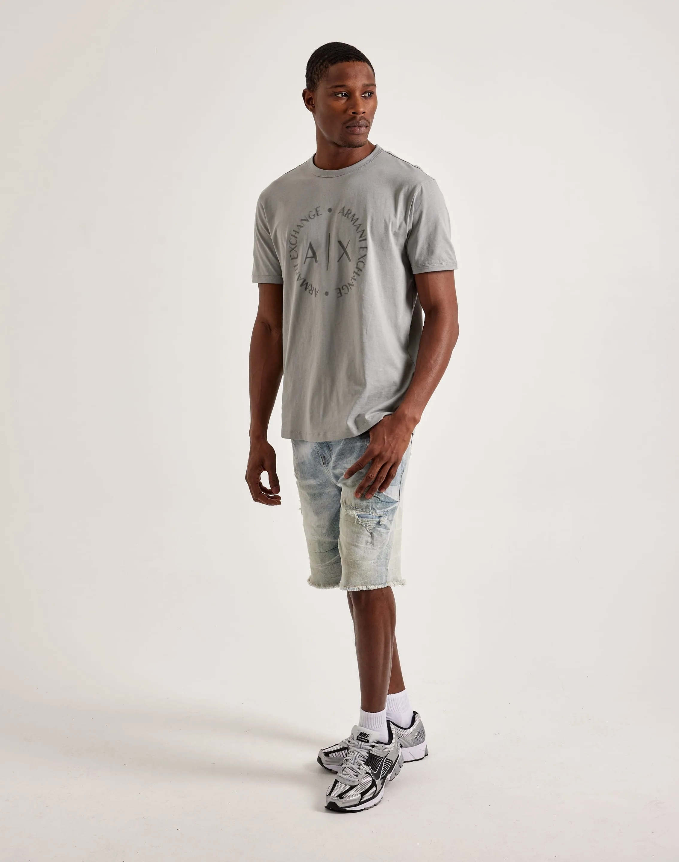 Armani Exchange Circle Icon Logo Tee