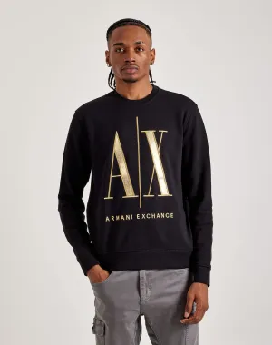 Armani Exchange Icon Logo Crewneck Sweatshirt