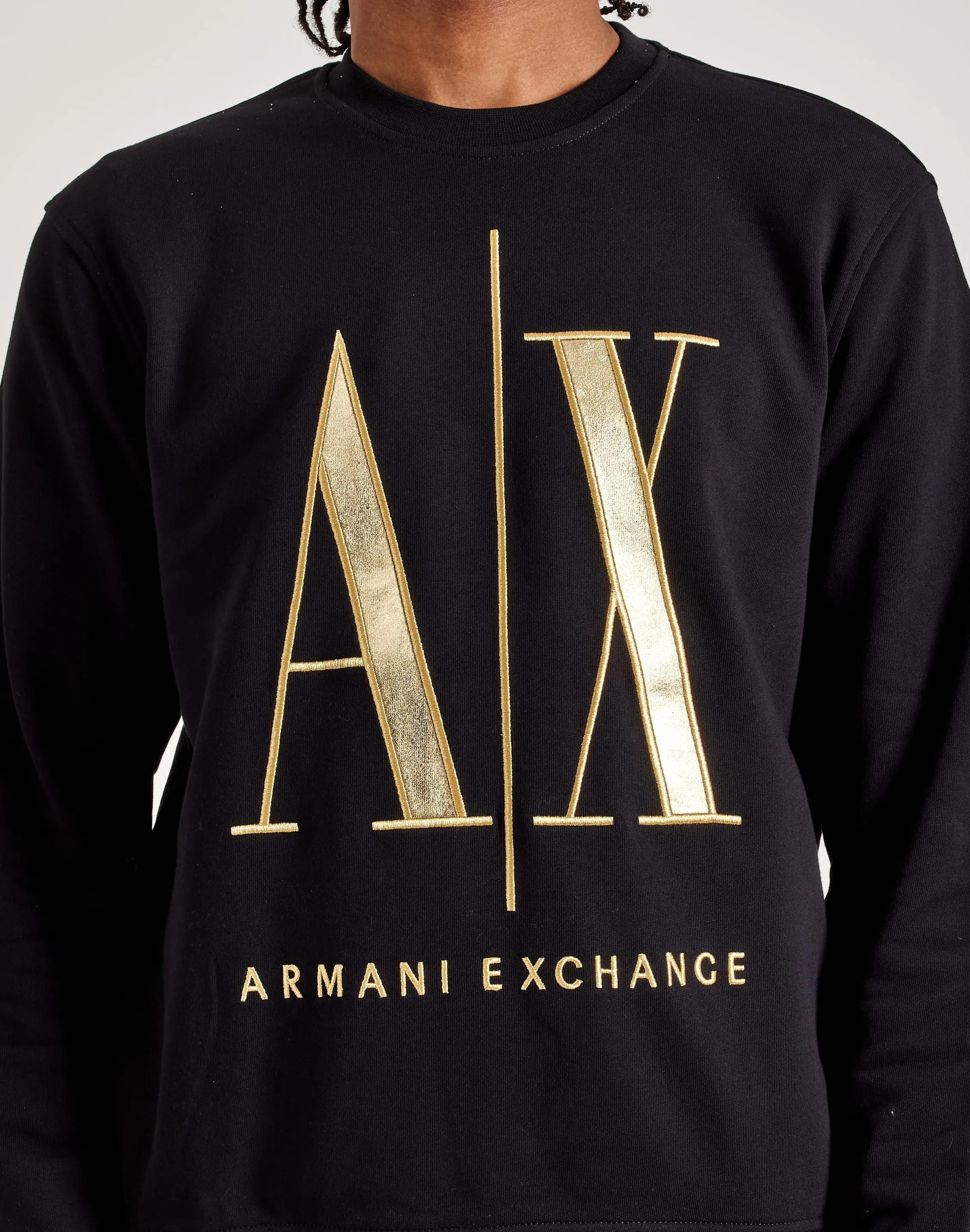 Armani Exchange Icon Logo Crewneck Sweatshirt