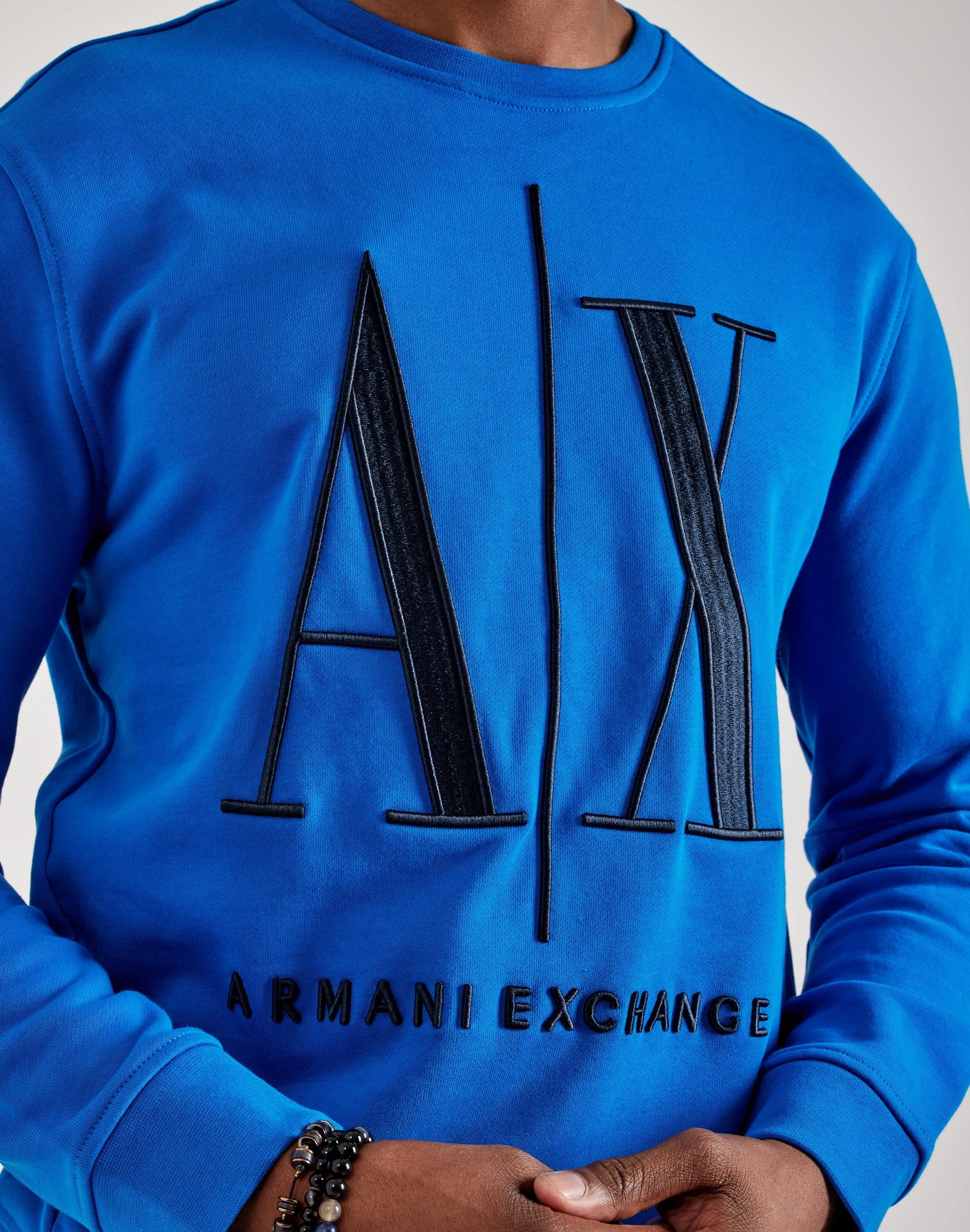 Armani Exchange Icon Logo Crewneck Sweatshirt