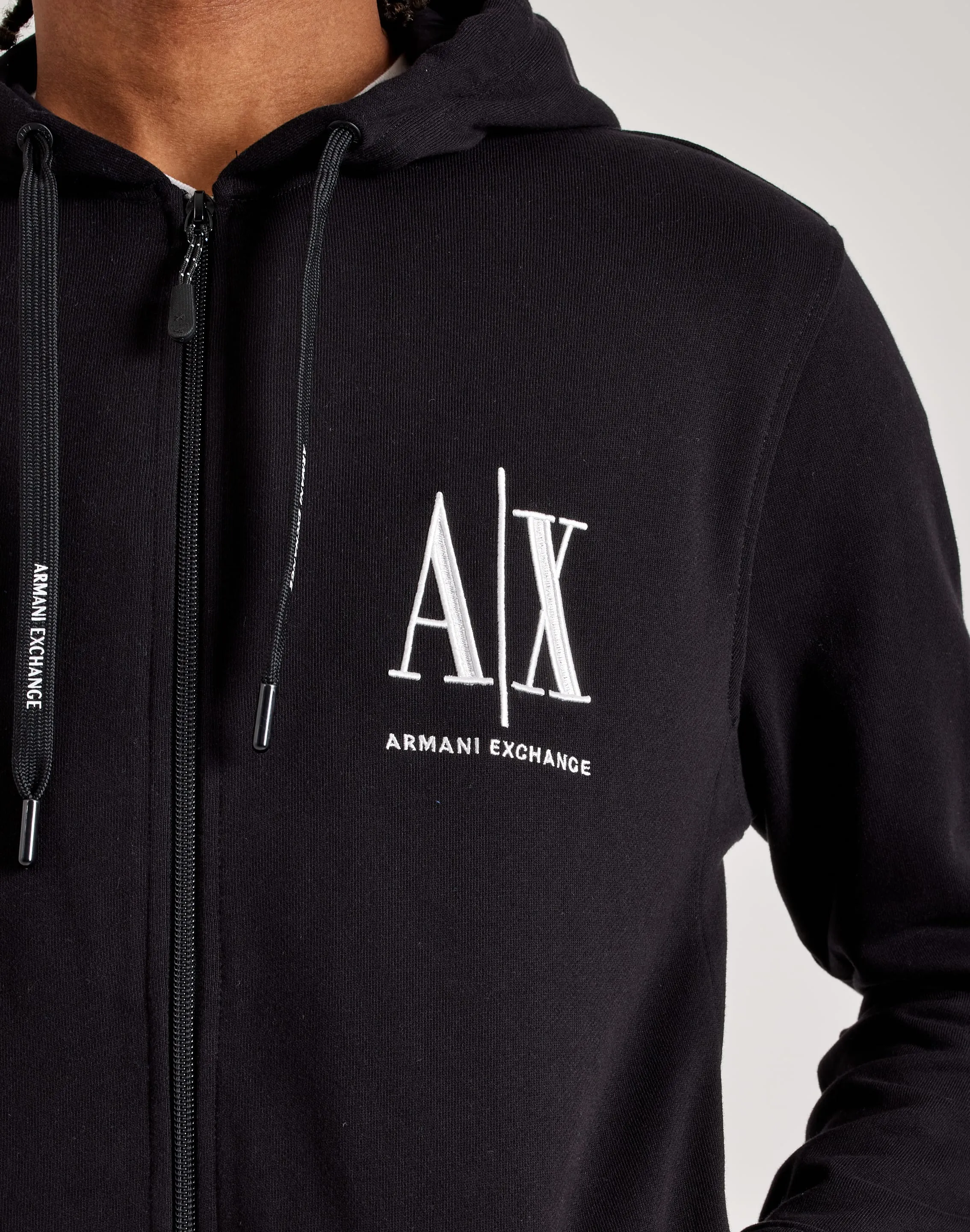 Armani Exchange Icon Logo Full-Zip Hoodie