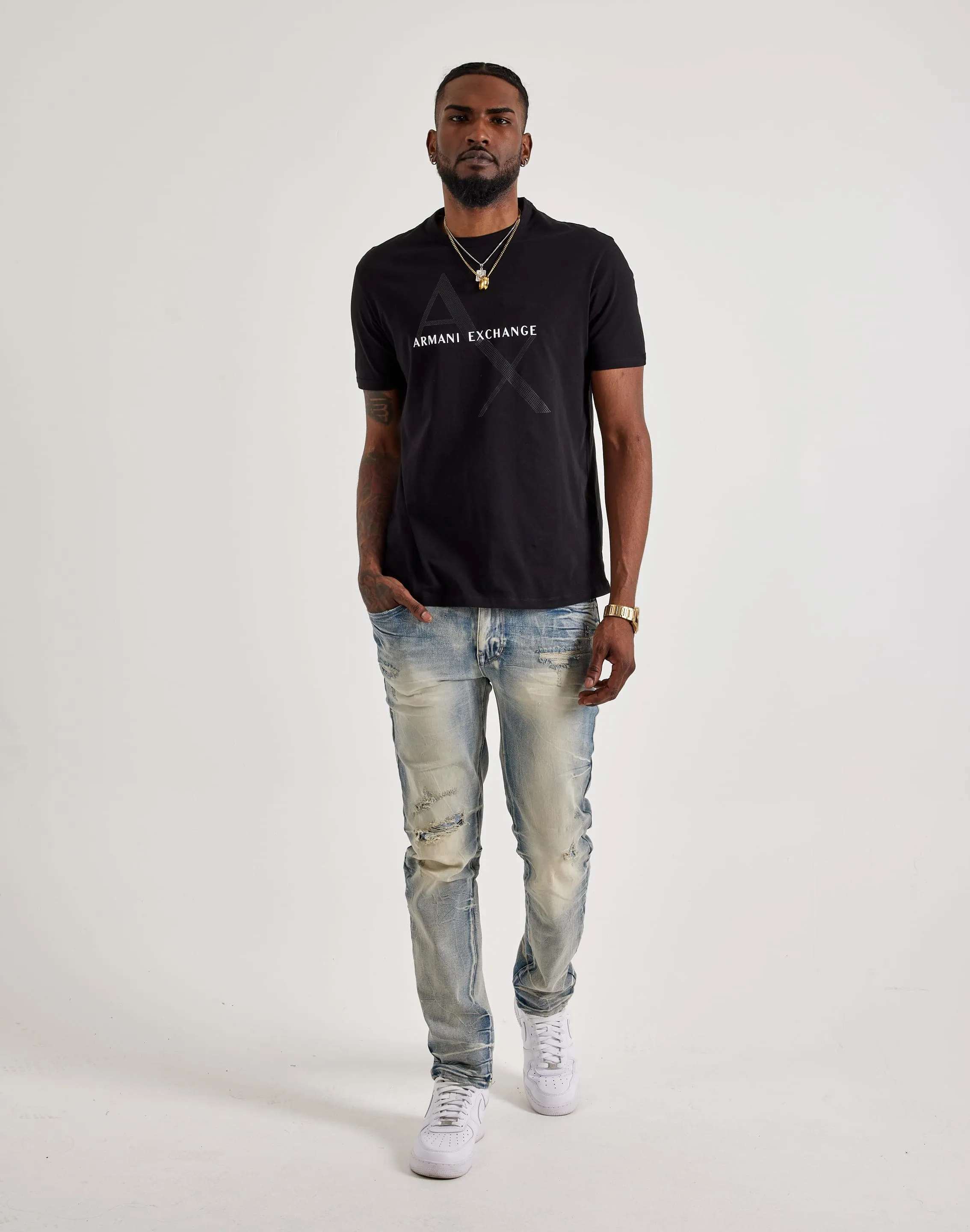 Armani Exchange Logo Tee
