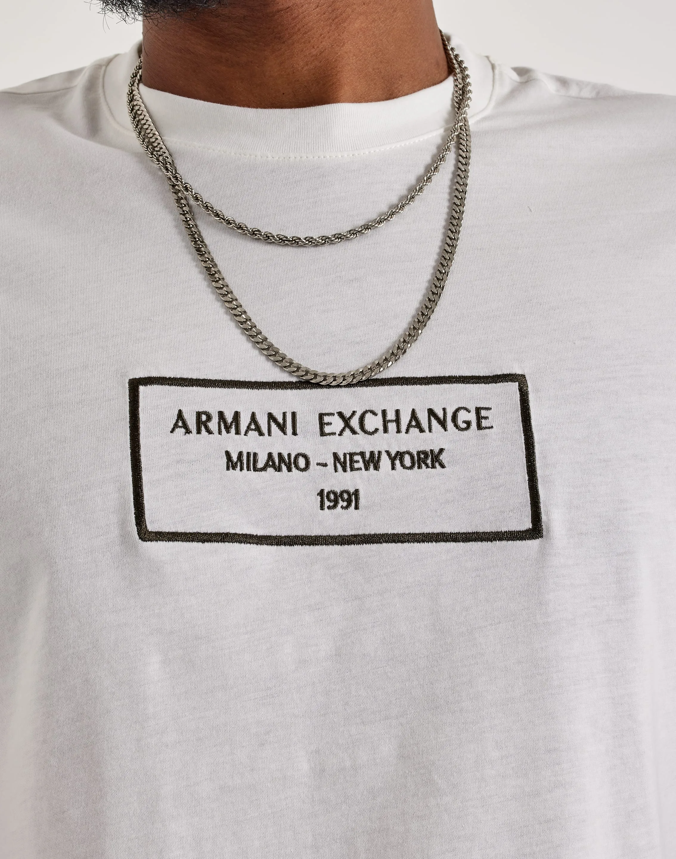 Armani Exchange Milano Box Logo Tee