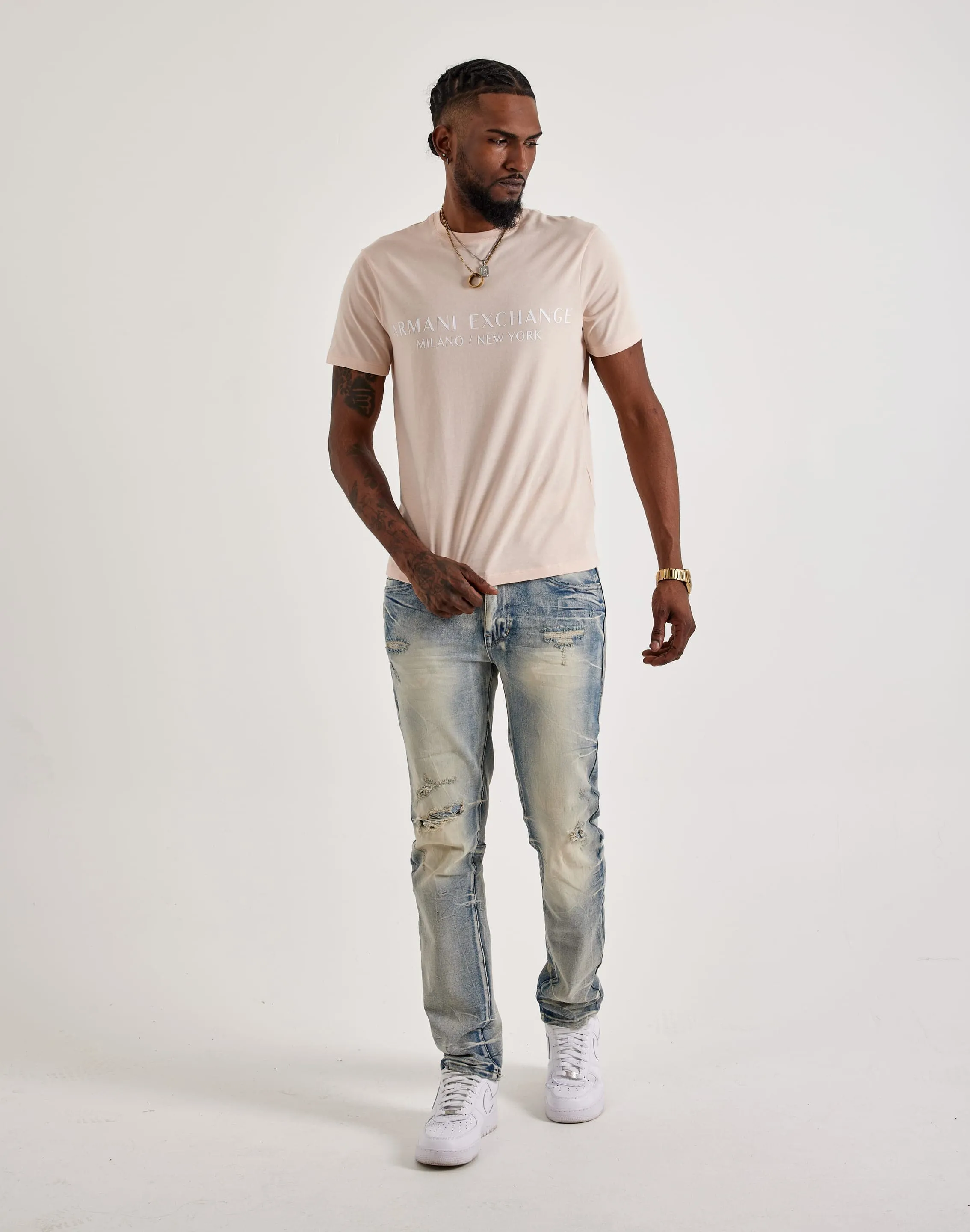 Armani Exchange Milano Logo Tee