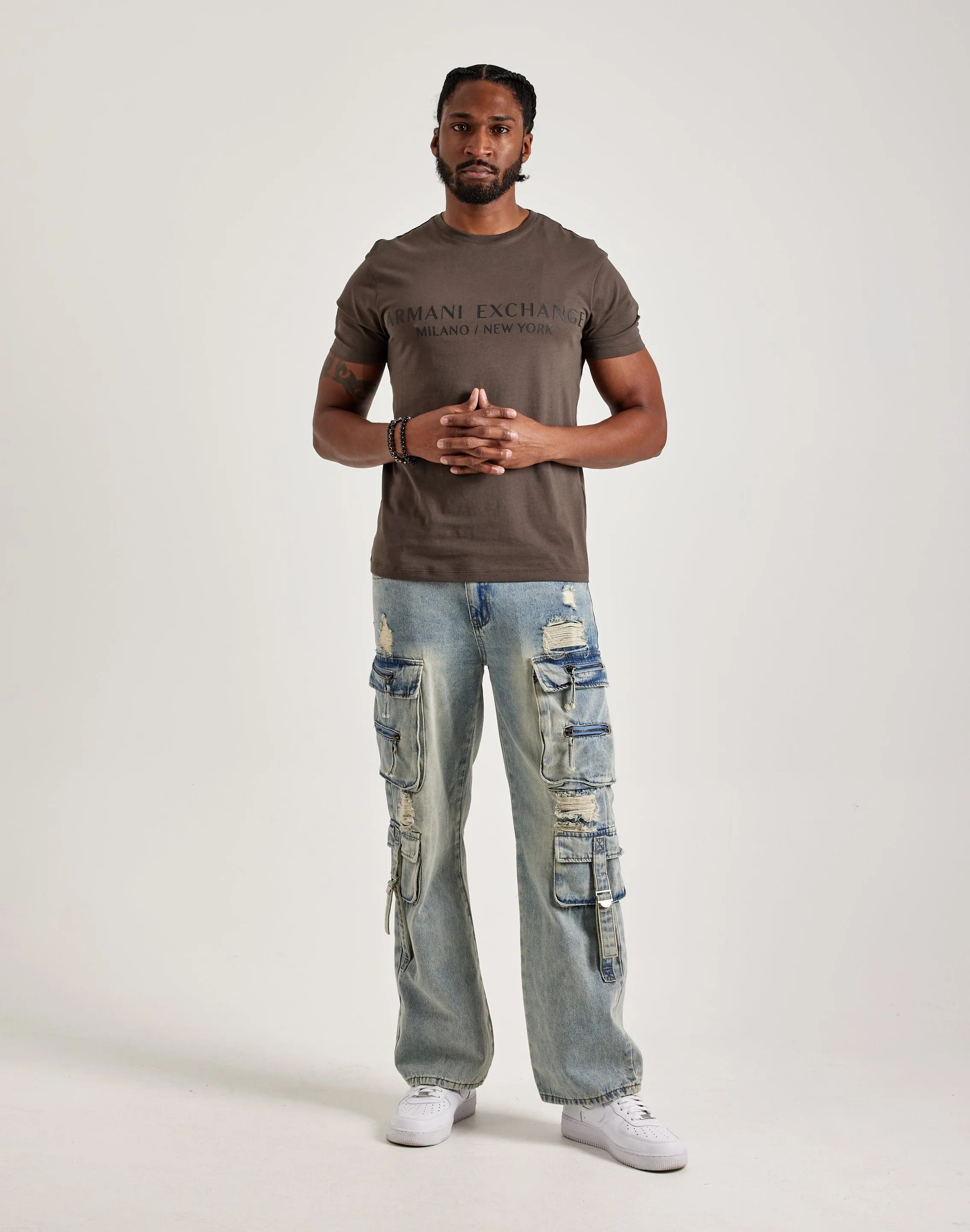 Armani Exchange Milano Logo Tee