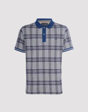 A.TIZIANO Fabian Navy Polo
