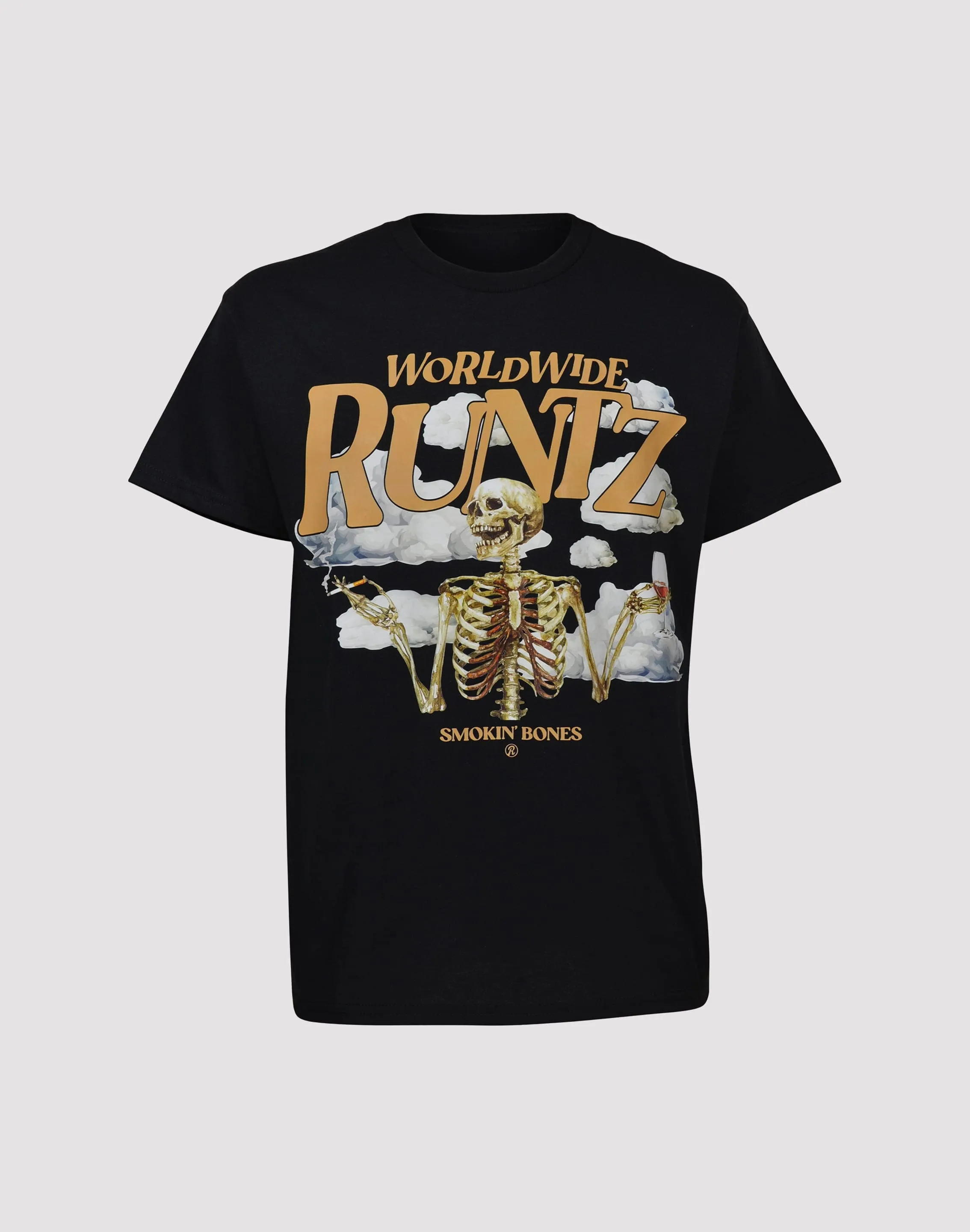 Ature Com Inc Smokin Clouds Black Tee