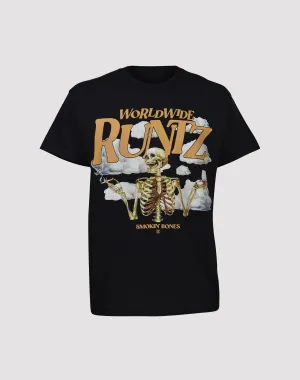 Ature Com Inc Smokin Clouds Black Tee