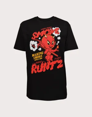 Ature Com Inc Where There's Smoke Black Tee