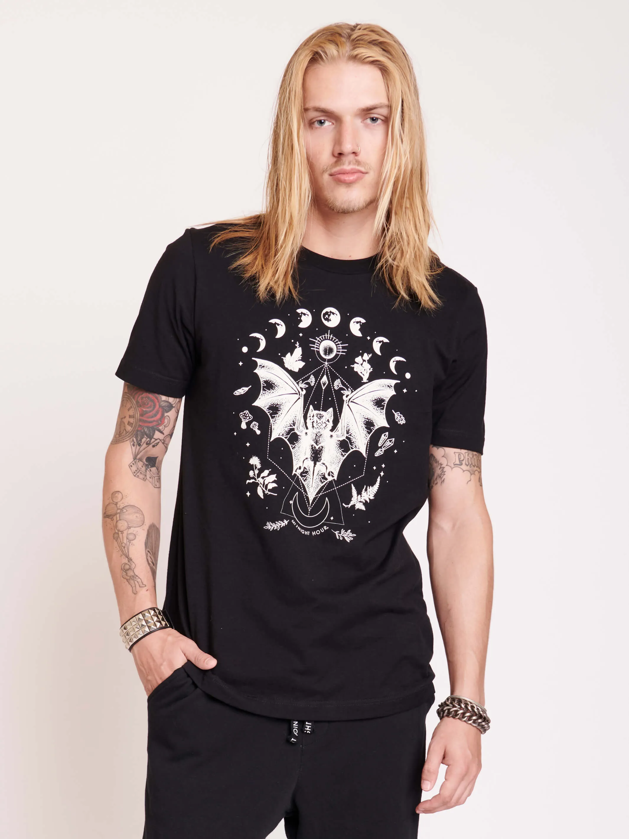 Bat Moon Phase T-shirt