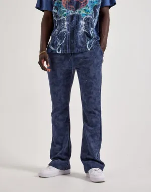 BKYS Washed Fleece Flare Pants
