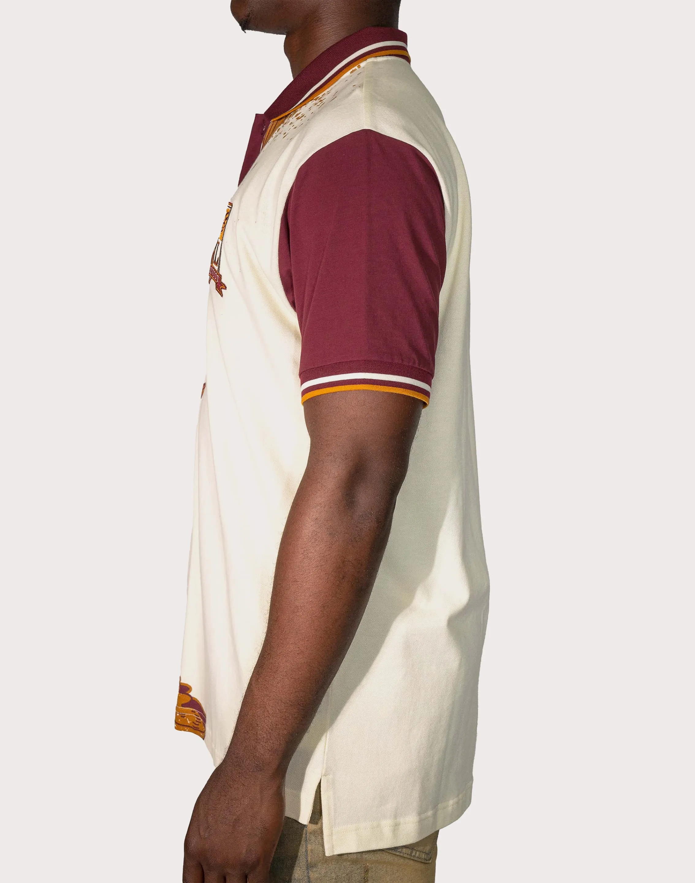 Blac Leaf Academy Cream Polo