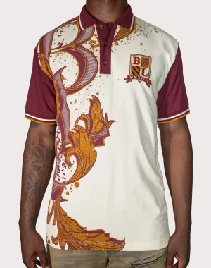 Blac Leaf Academy Cream Polo