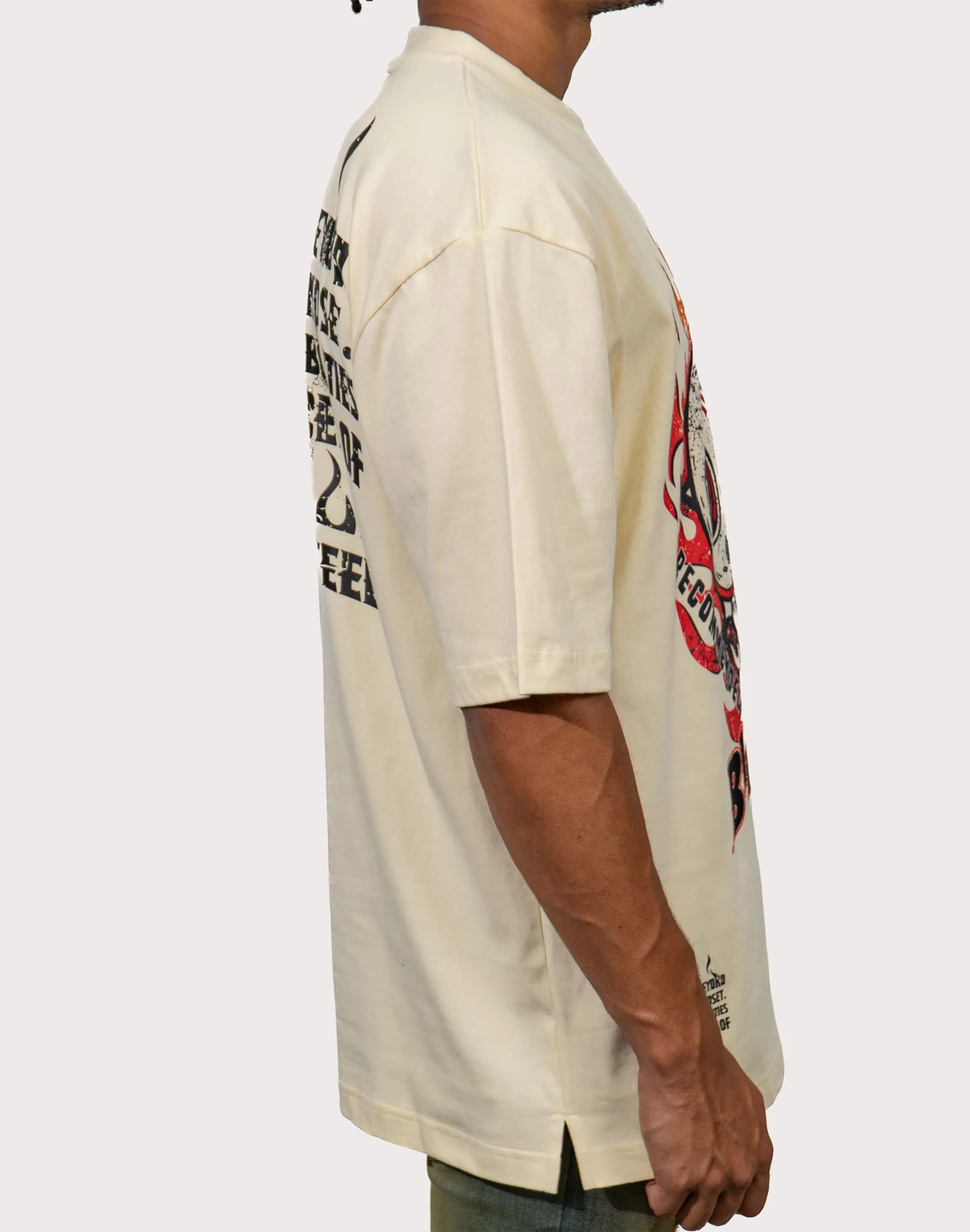 Blac Leaf Juren Bikers Club Natural Tee