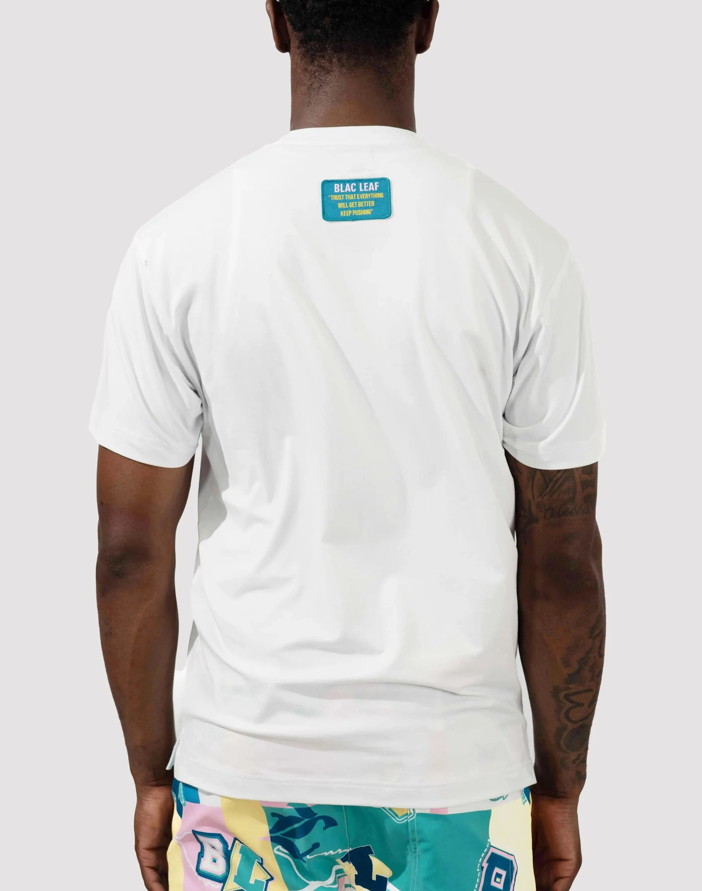 Blac Leaf Live With Purpose Embossed Tee