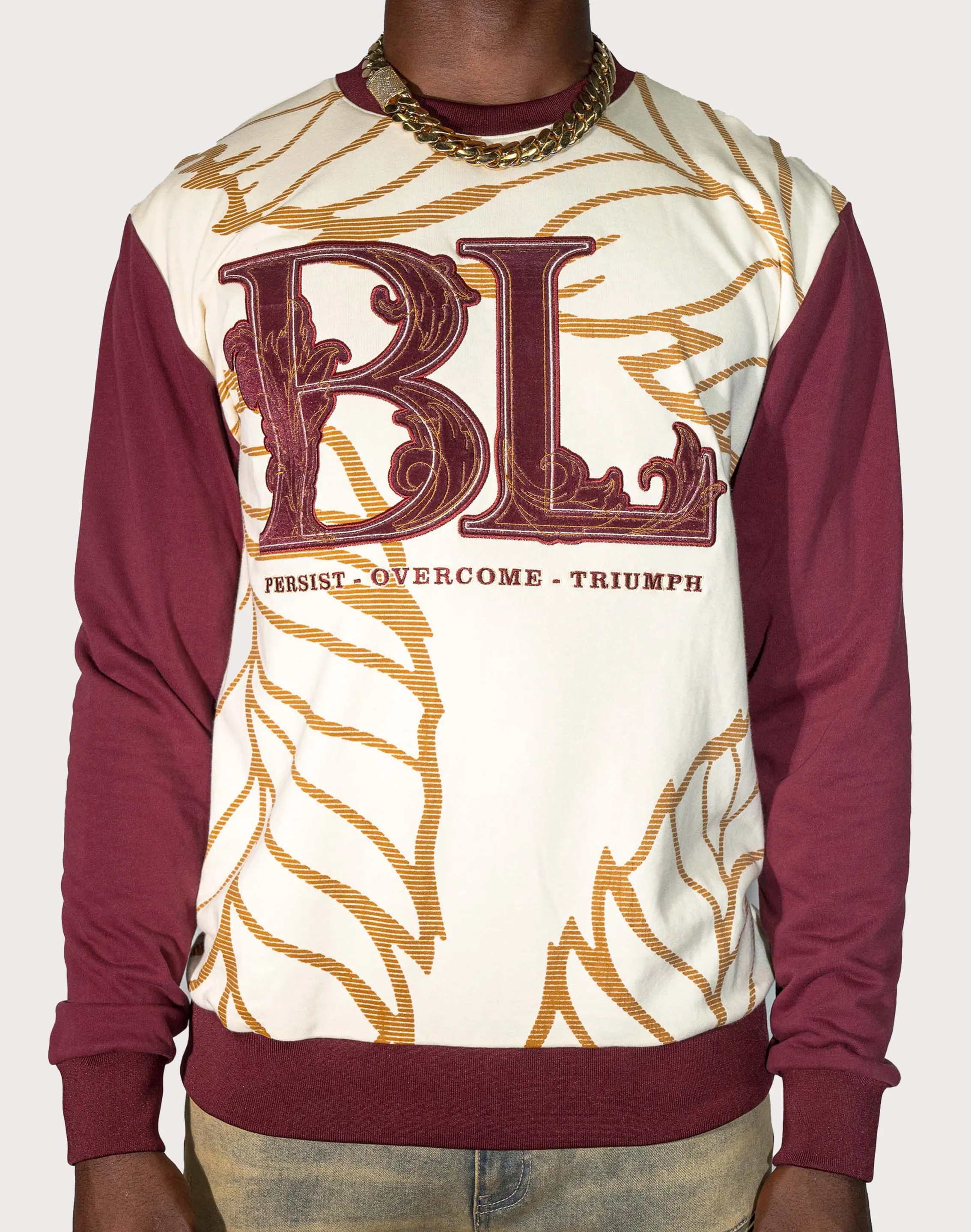 Blac Leaf P.O.T. Fleece Cream Crewneck