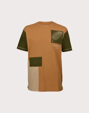 Blac Leaf Rustic Patchwork Putty Tee
