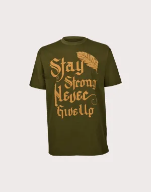 Blac Leaf Stay Strong Olive Tee