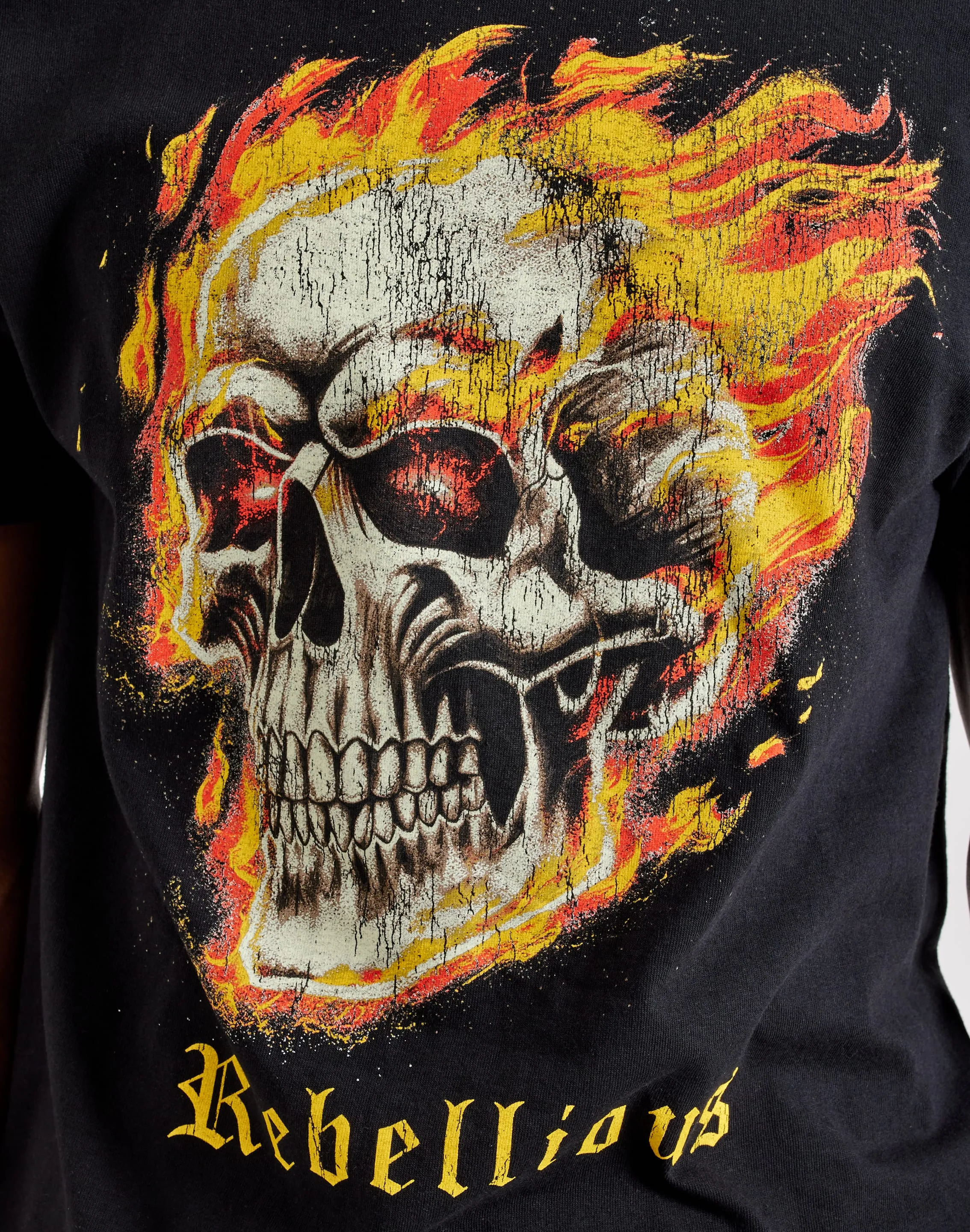 BMG Skull On Fire Tee