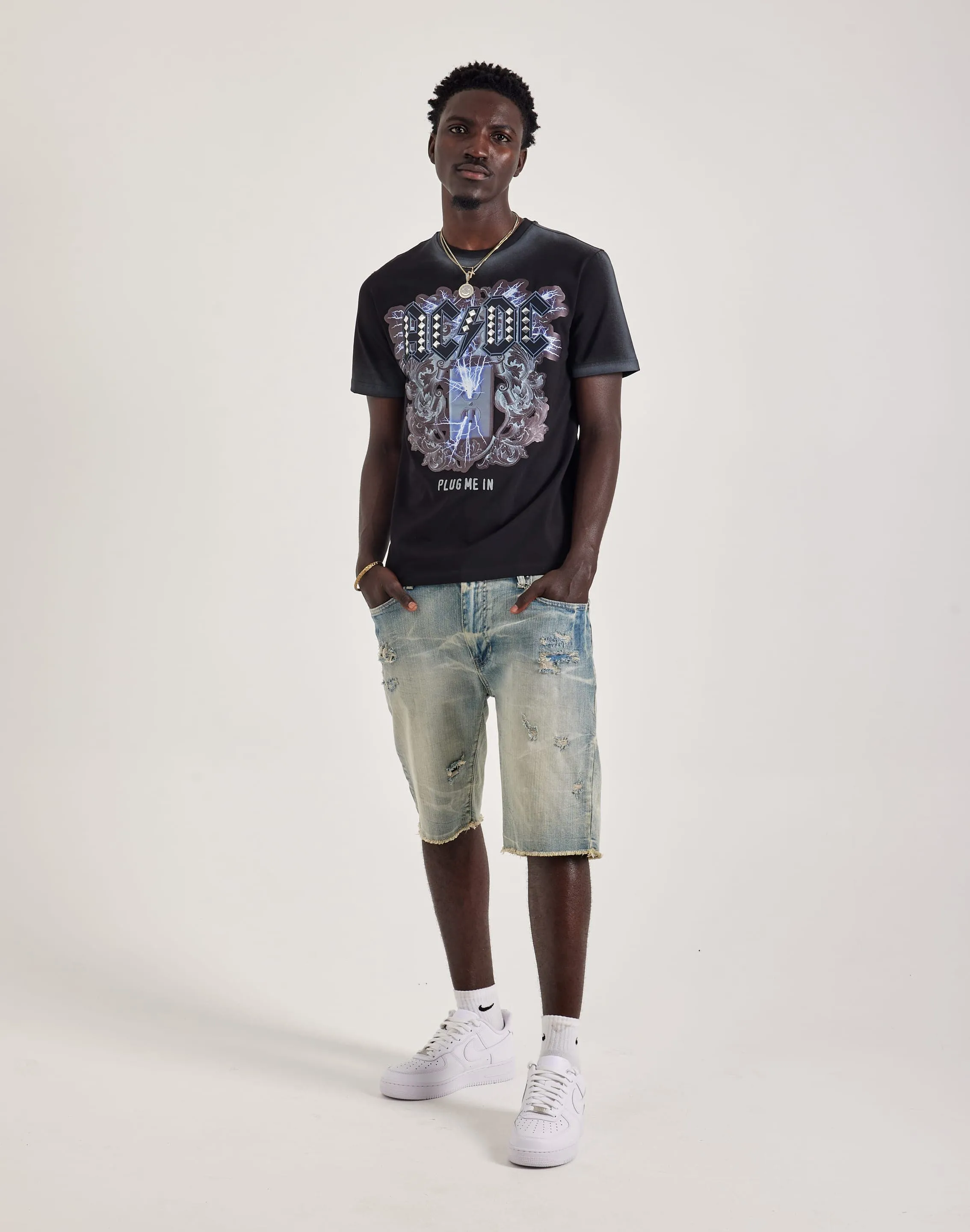 Central Mills AC/DC Plug Me In Tee
