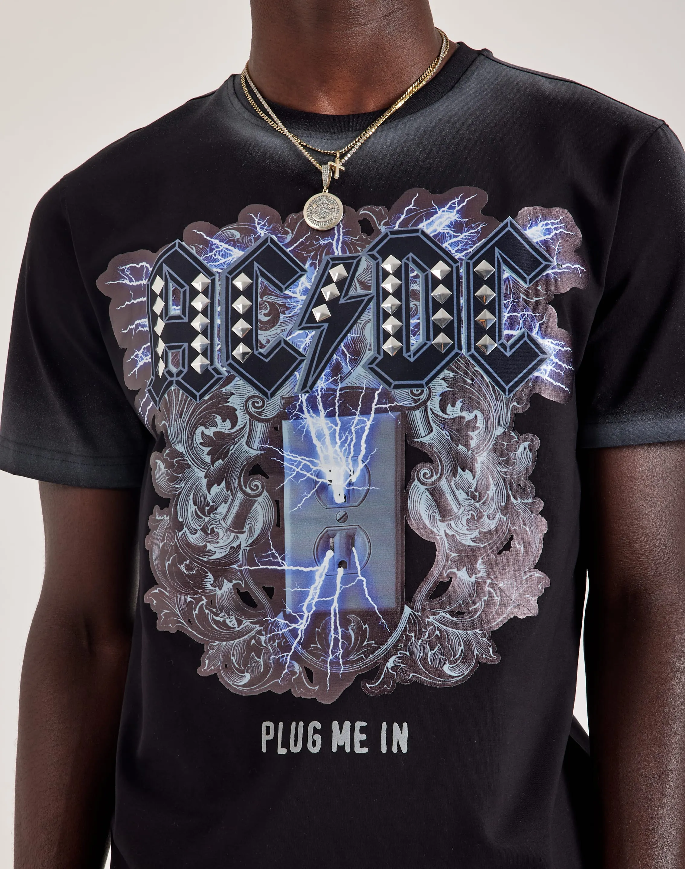 Central Mills AC/DC Plug Me In Tee