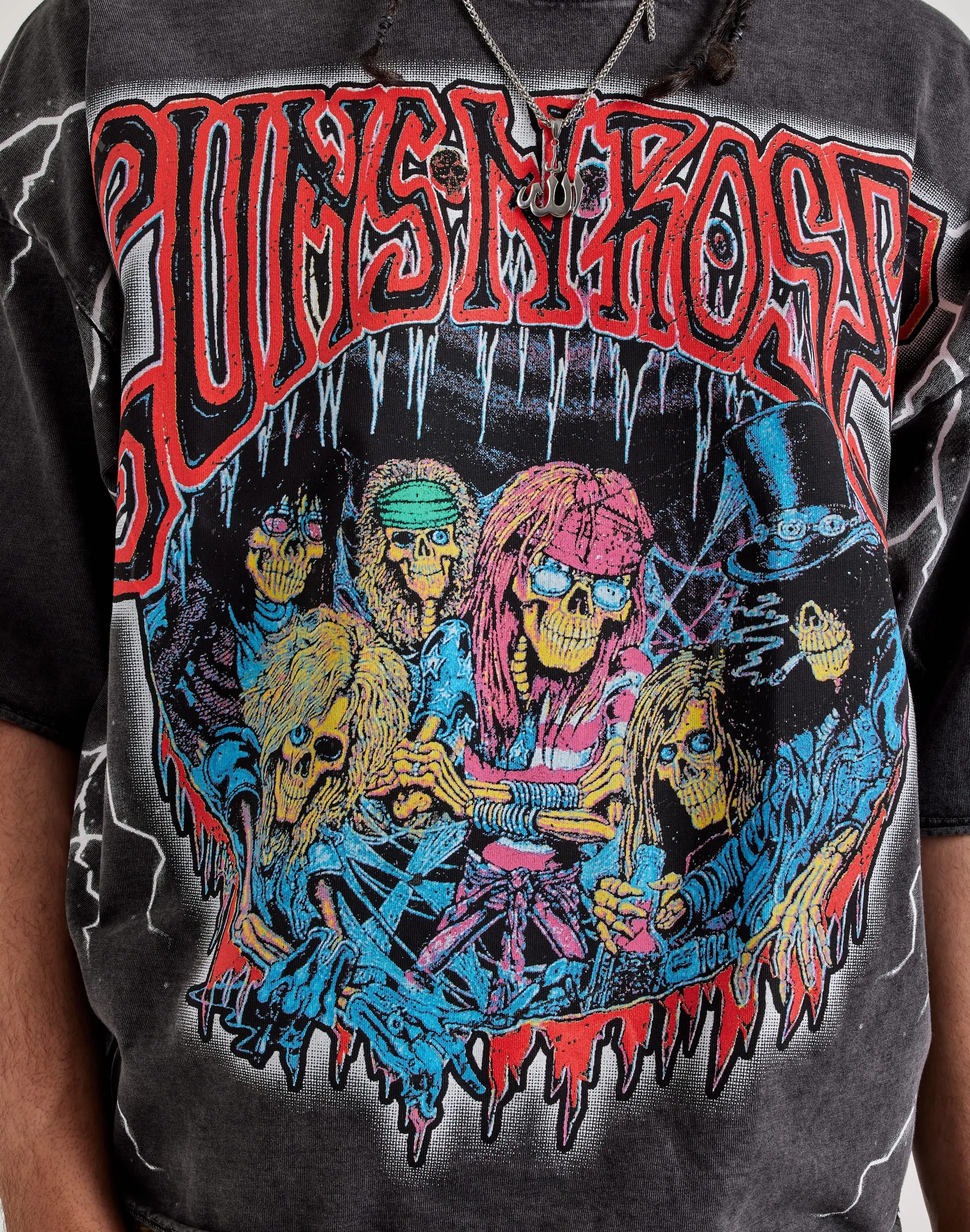 Central Mills Guns N' Roses Cropped Tee