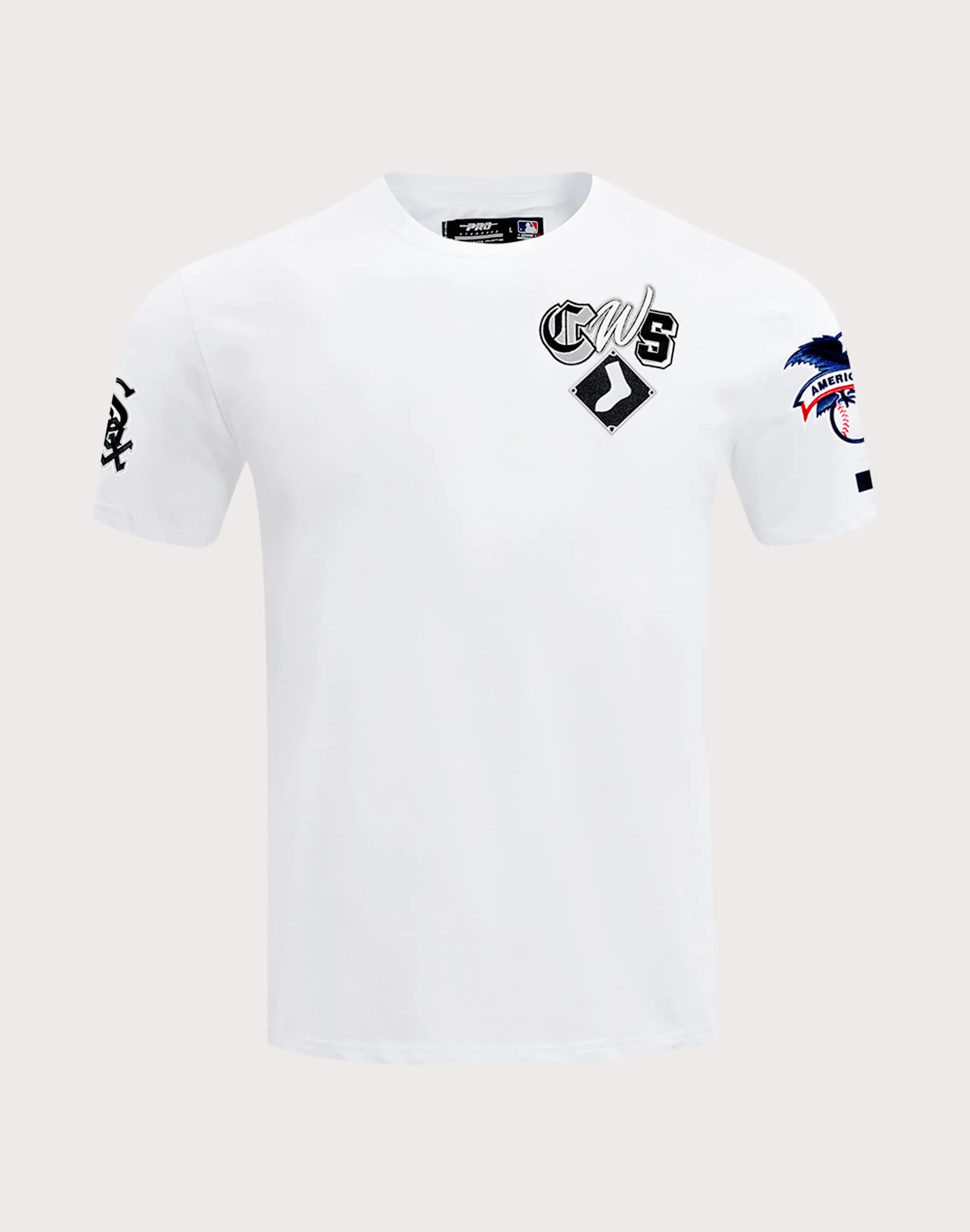 Central Mills Men's Pro Standard Chicago White Sox City Ransom Short Sleeve Tee-White