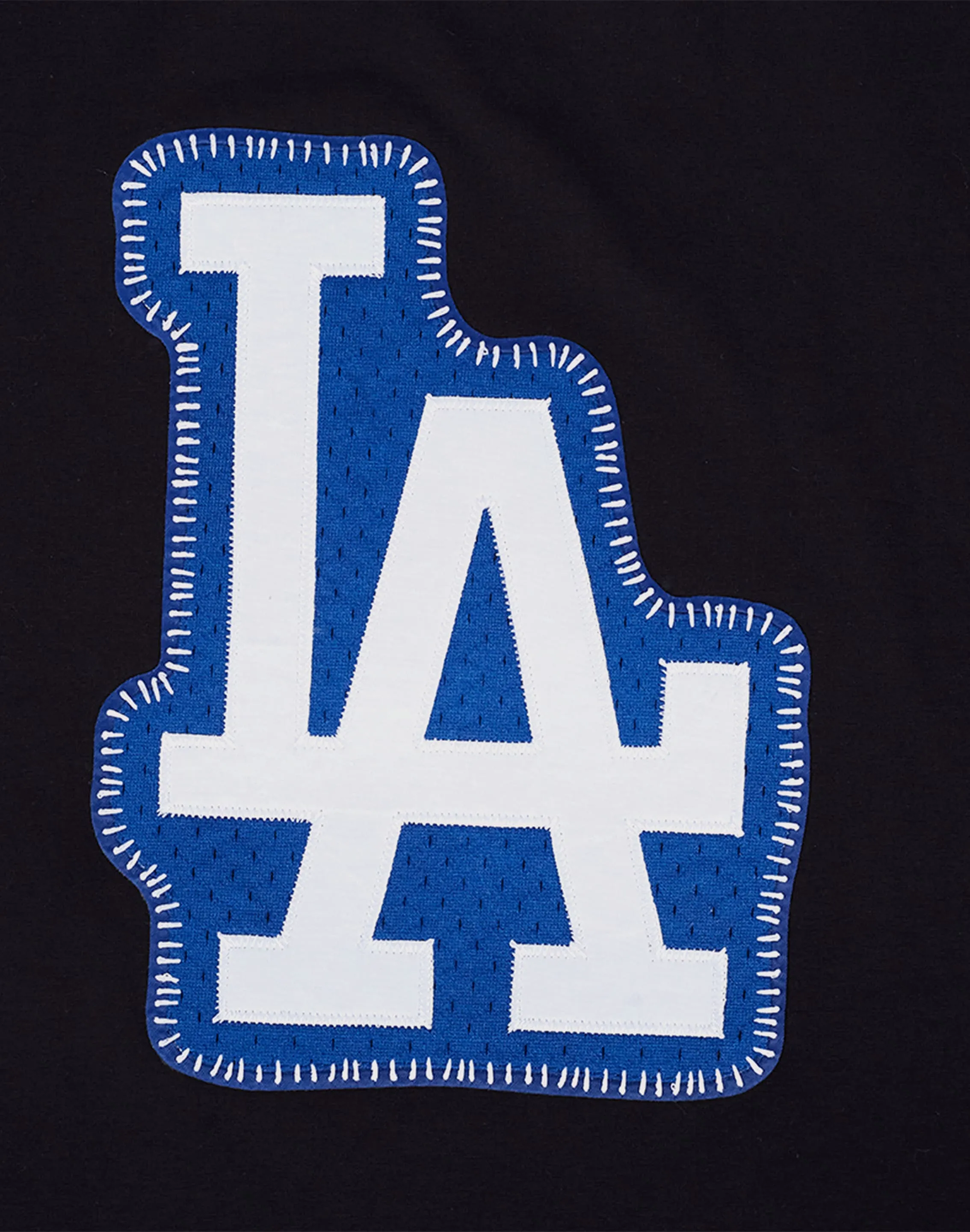 Central Mills Men's Pro Standard Los Angeles Dodgers Pick Stitch Short Sleeve Tee-Black