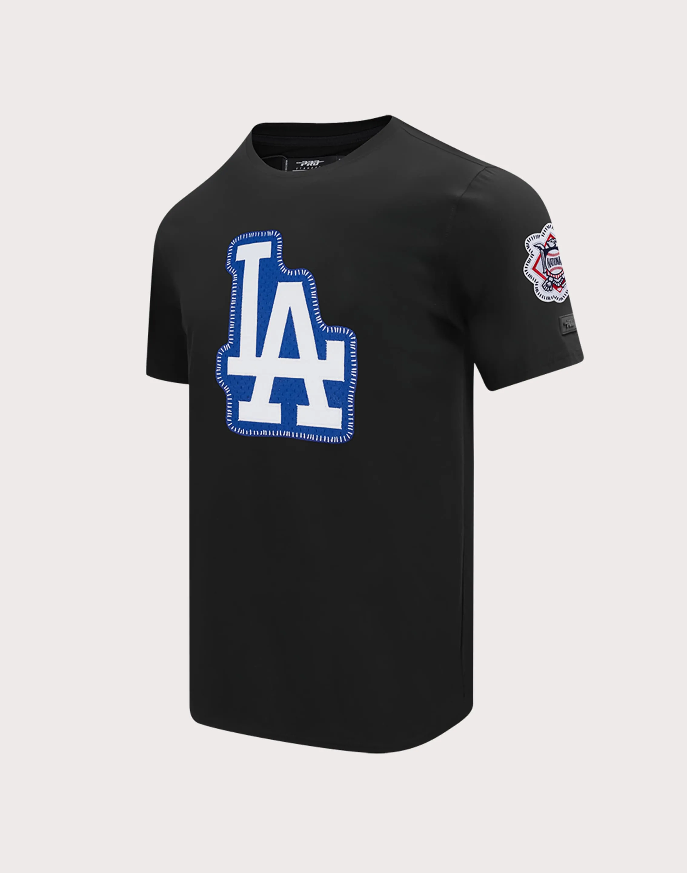 Central Mills Men's Pro Standard Los Angeles Dodgers Pick Stitch Short Sleeve Tee-Black