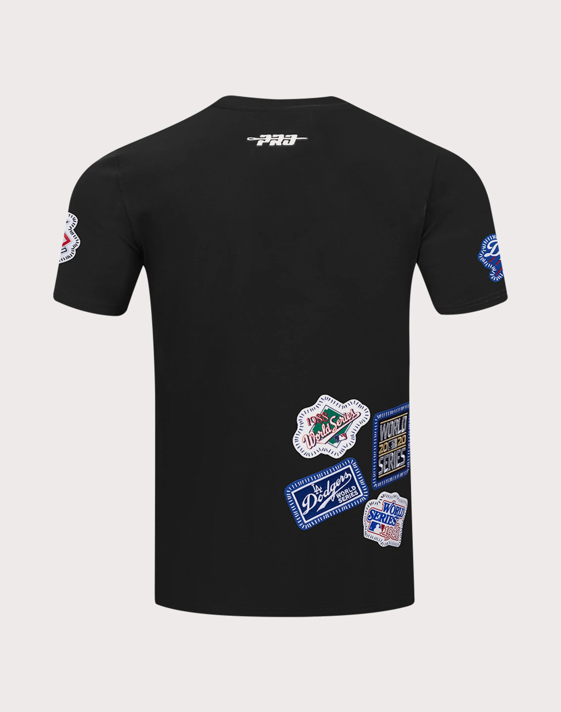 Central Mills Men's Pro Standard Los Angeles Dodgers Pick Stitch Short Sleeve Tee-Black
