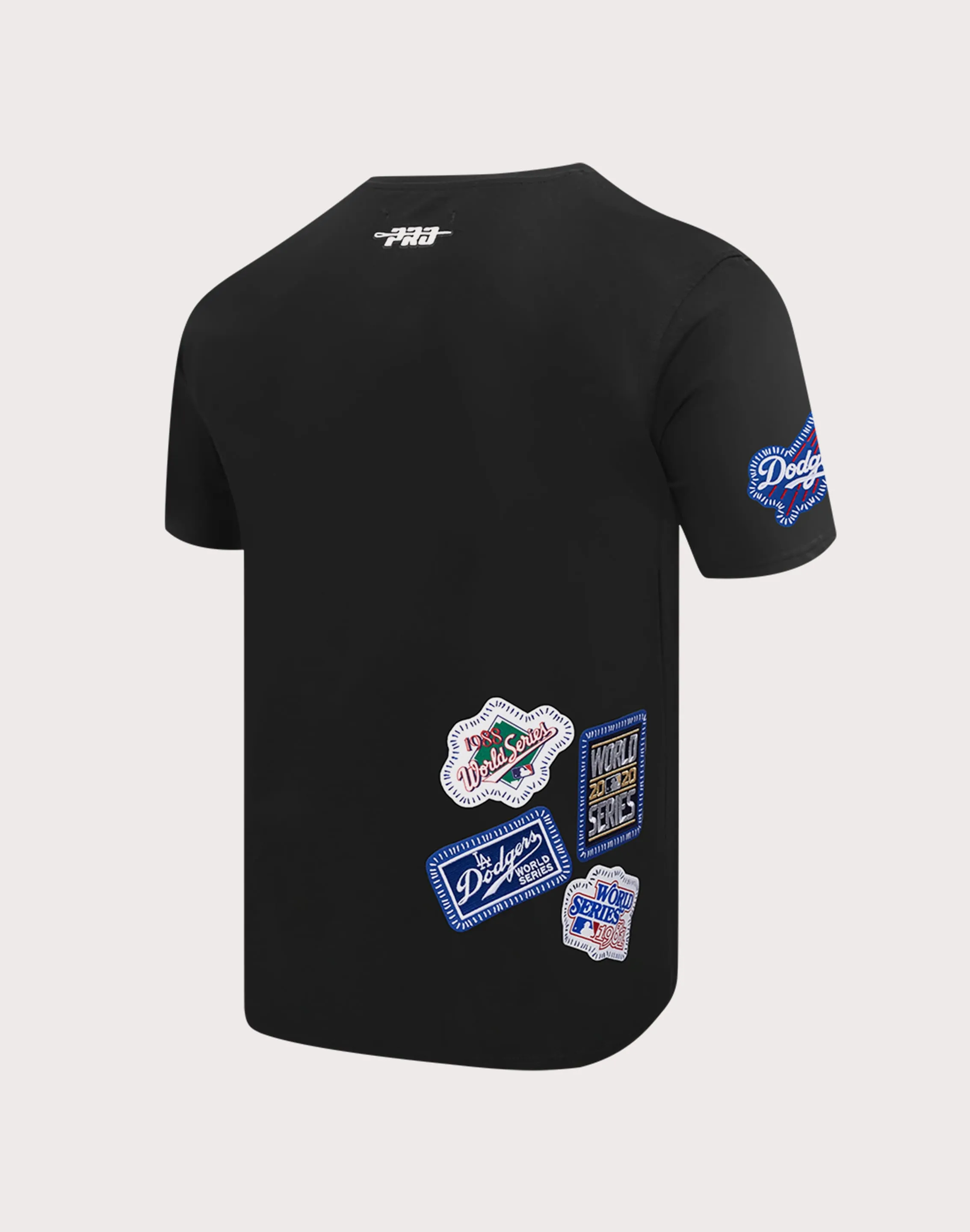 Central Mills Men's Pro Standard Los Angeles Dodgers Pick Stitch Short Sleeve Tee-Black