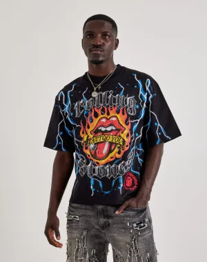 Central Mills Rolling Stones Tattoo You Cropped Tee