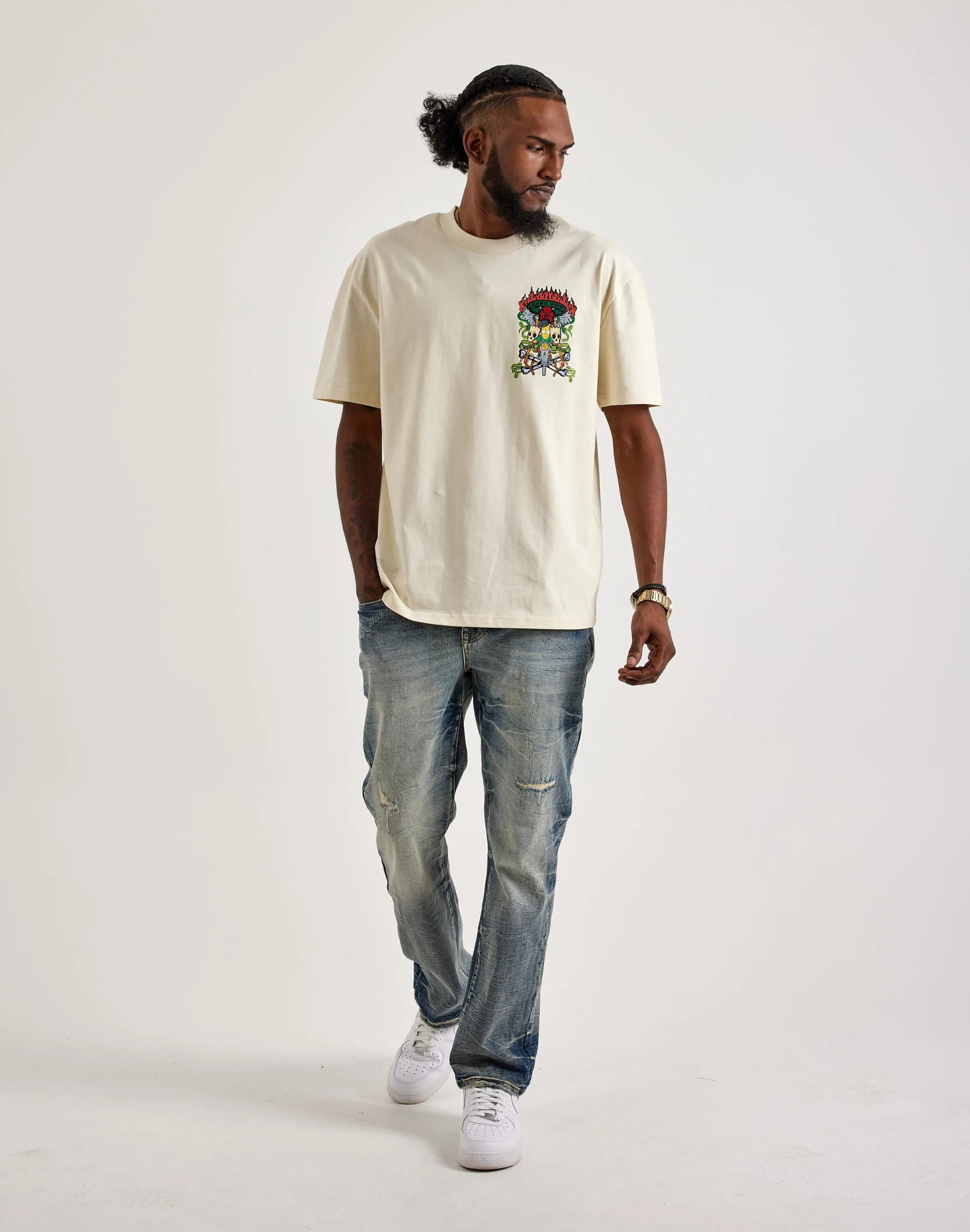Central Mills The Simpsons Down With Homework Tee