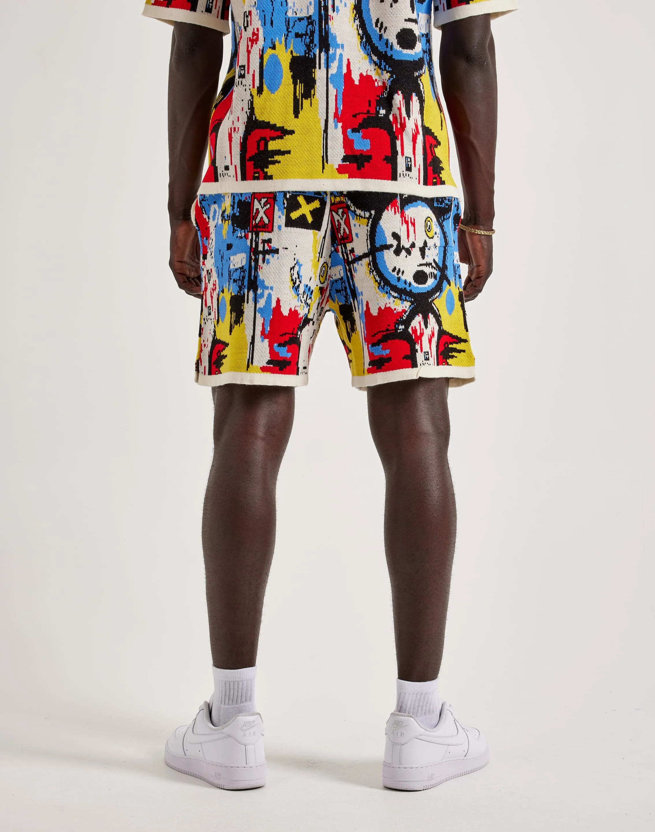 Chapter By Kohli Art Knit Shorts
