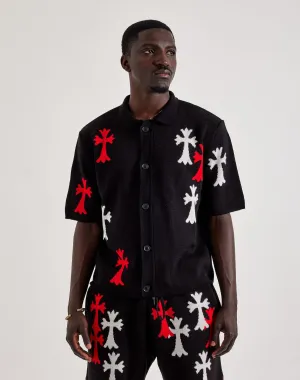 Chapter By Kohli Cross Knit Button Shirt